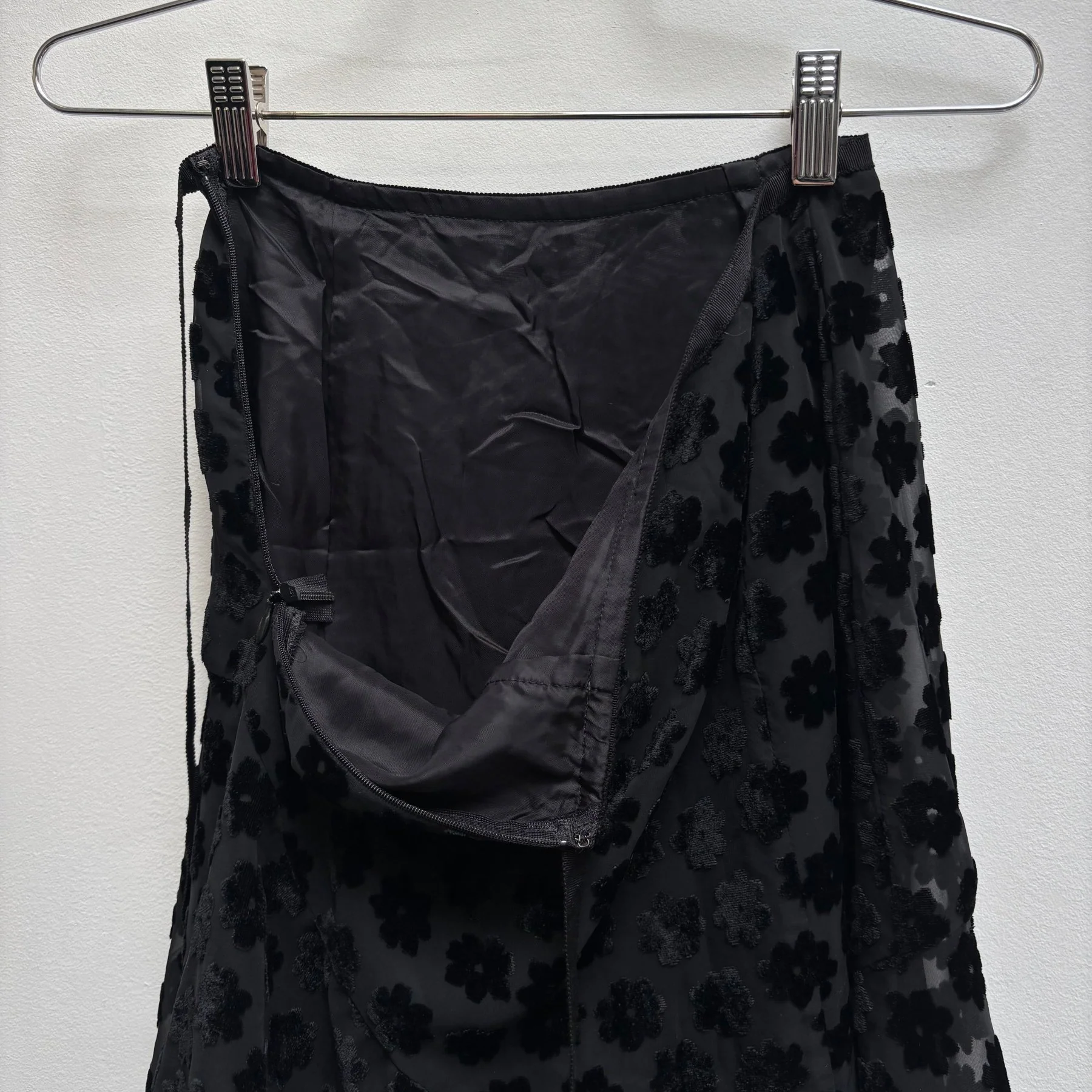 00s Atsuro Tayama Floral Print Asymmetrical Skirt - Image 10
