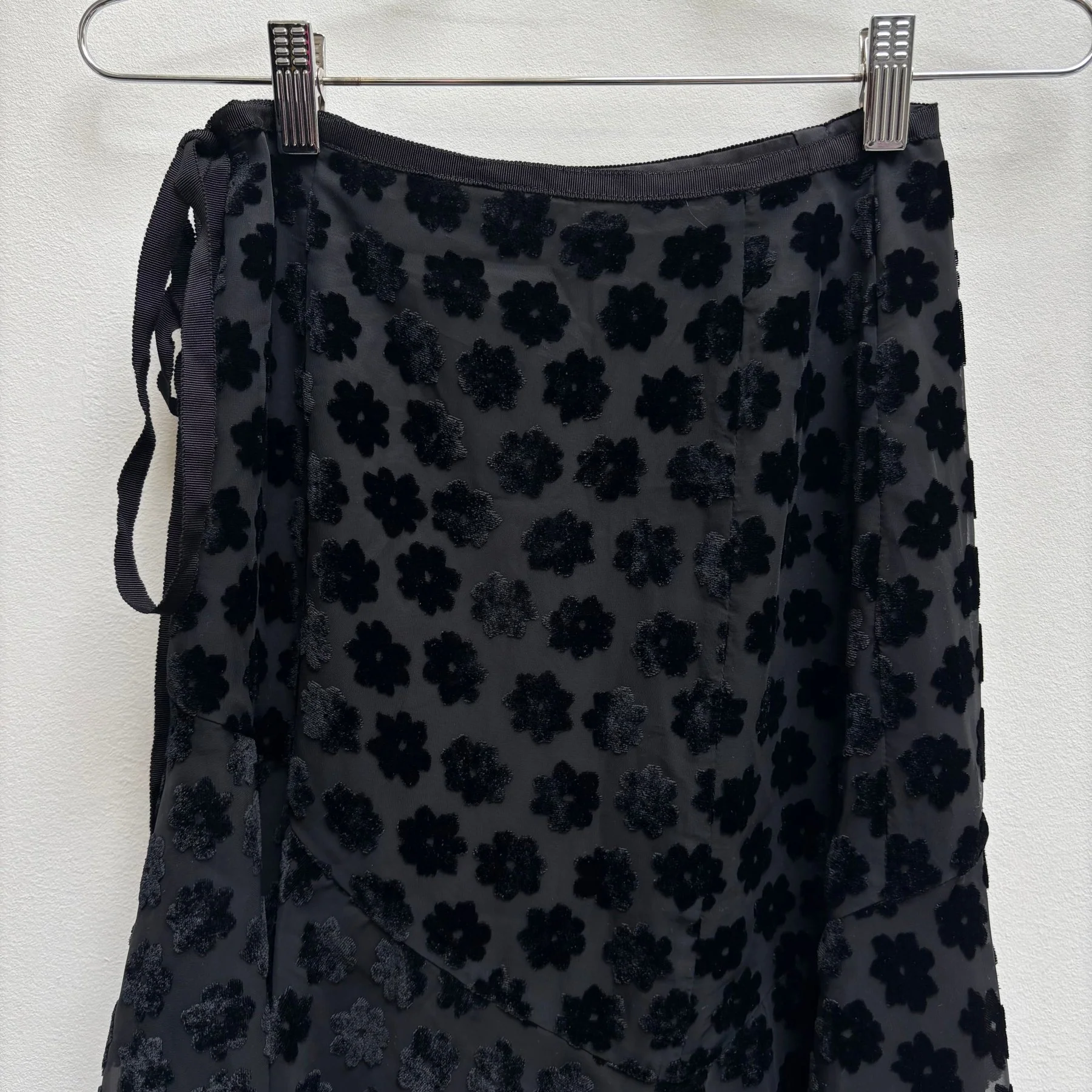 00s Atsuro Tayama Floral Print Asymmetrical Skirt - Image 3