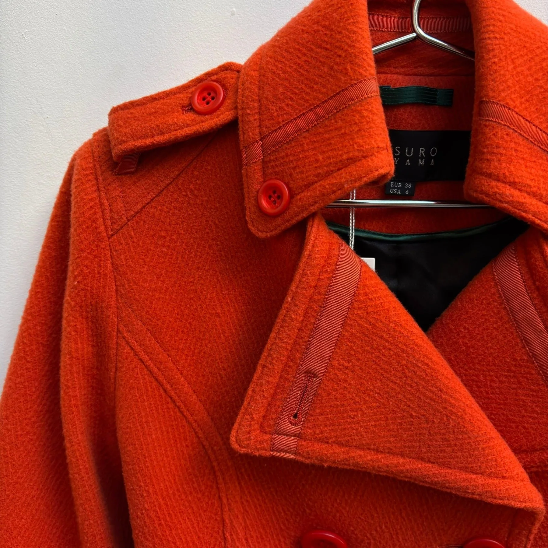 00s Atsuro Tayama Military Top Coat - Image 3
