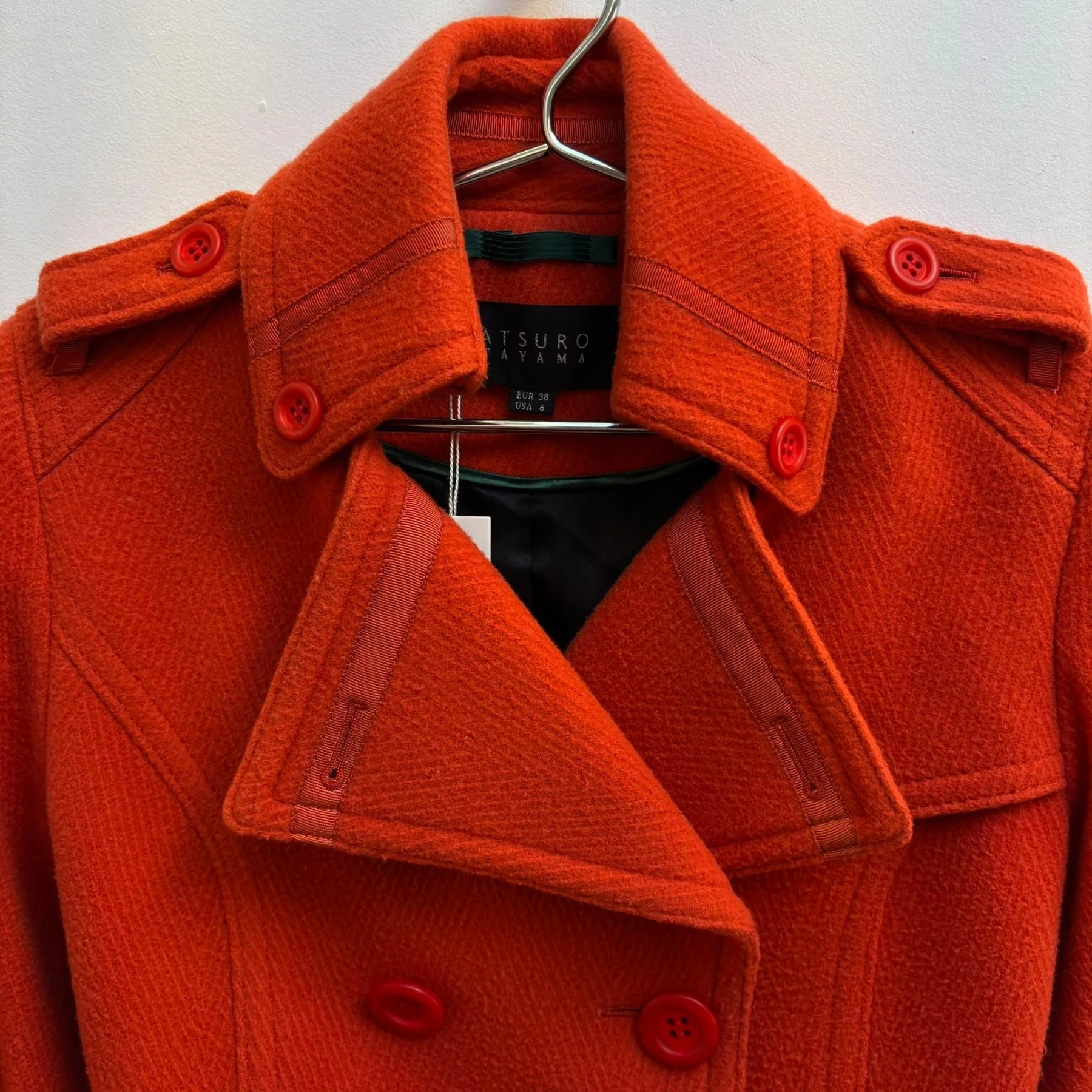 00s Atsuro Tayama Military Top Coat - Image 4