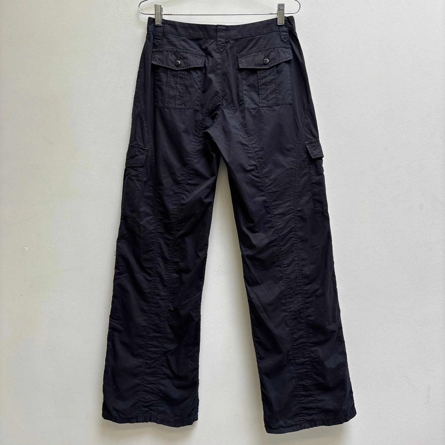 00s Atsuro Tayama Wide Leg Cargo Pants - Image 2