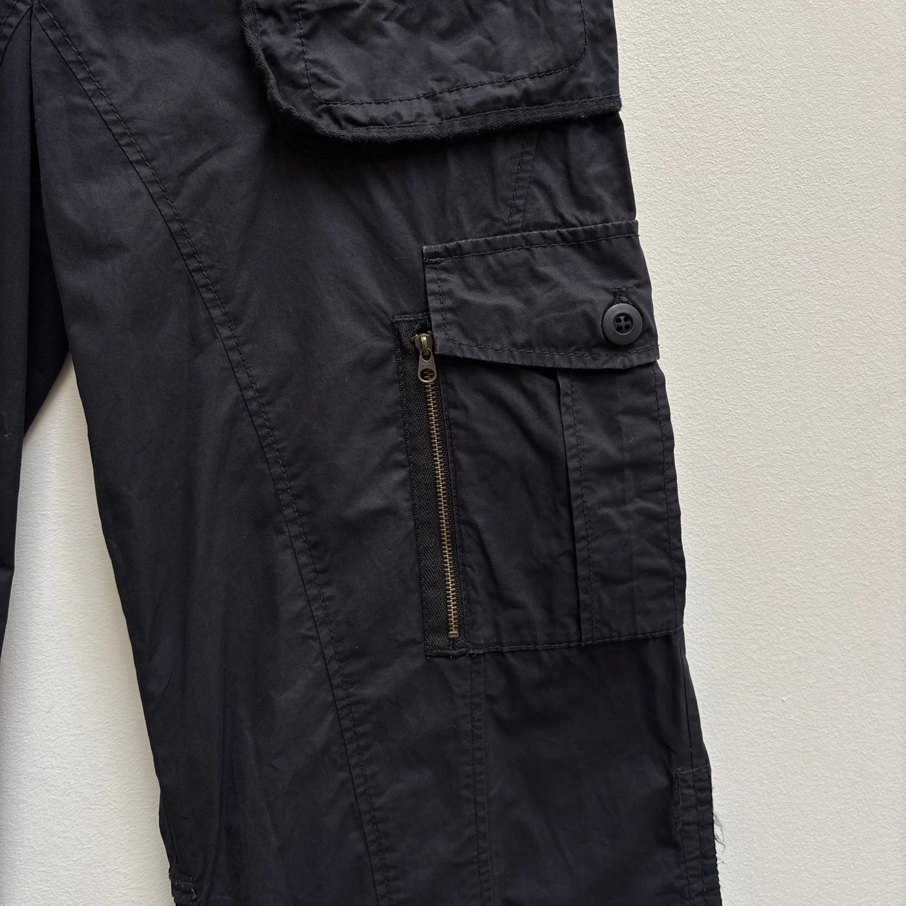 00s Atsuro Tayama Wide Leg Cargo Pants - Image 6