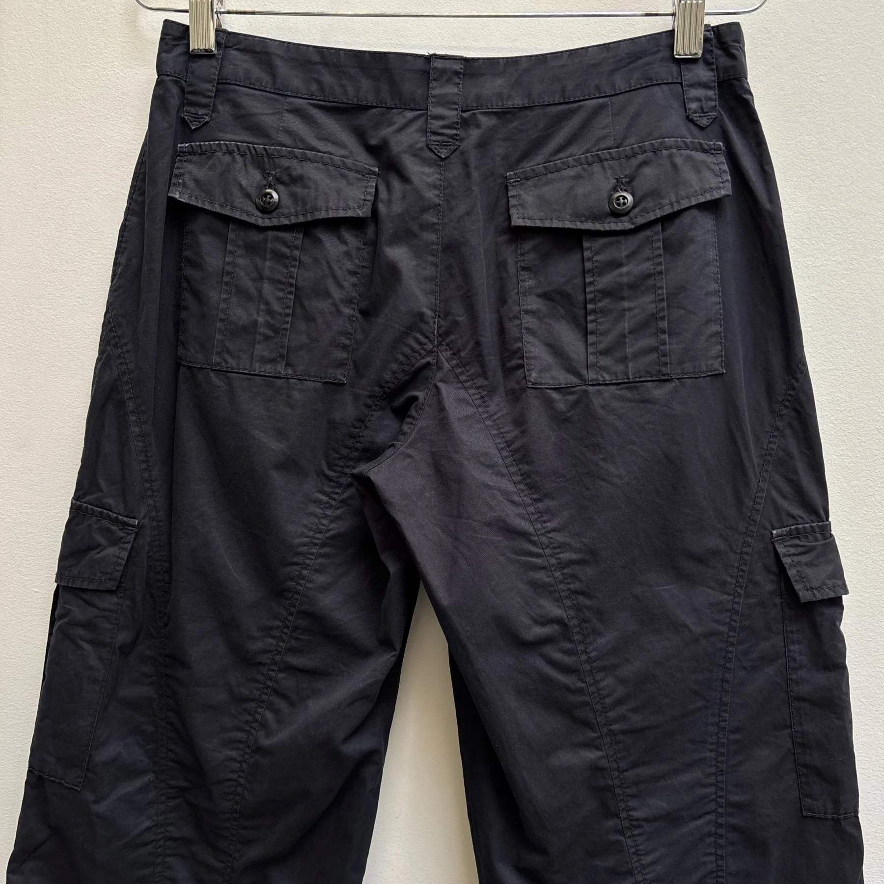 00s Atsuro Tayama Wide Leg Cargo Pants - Image 8