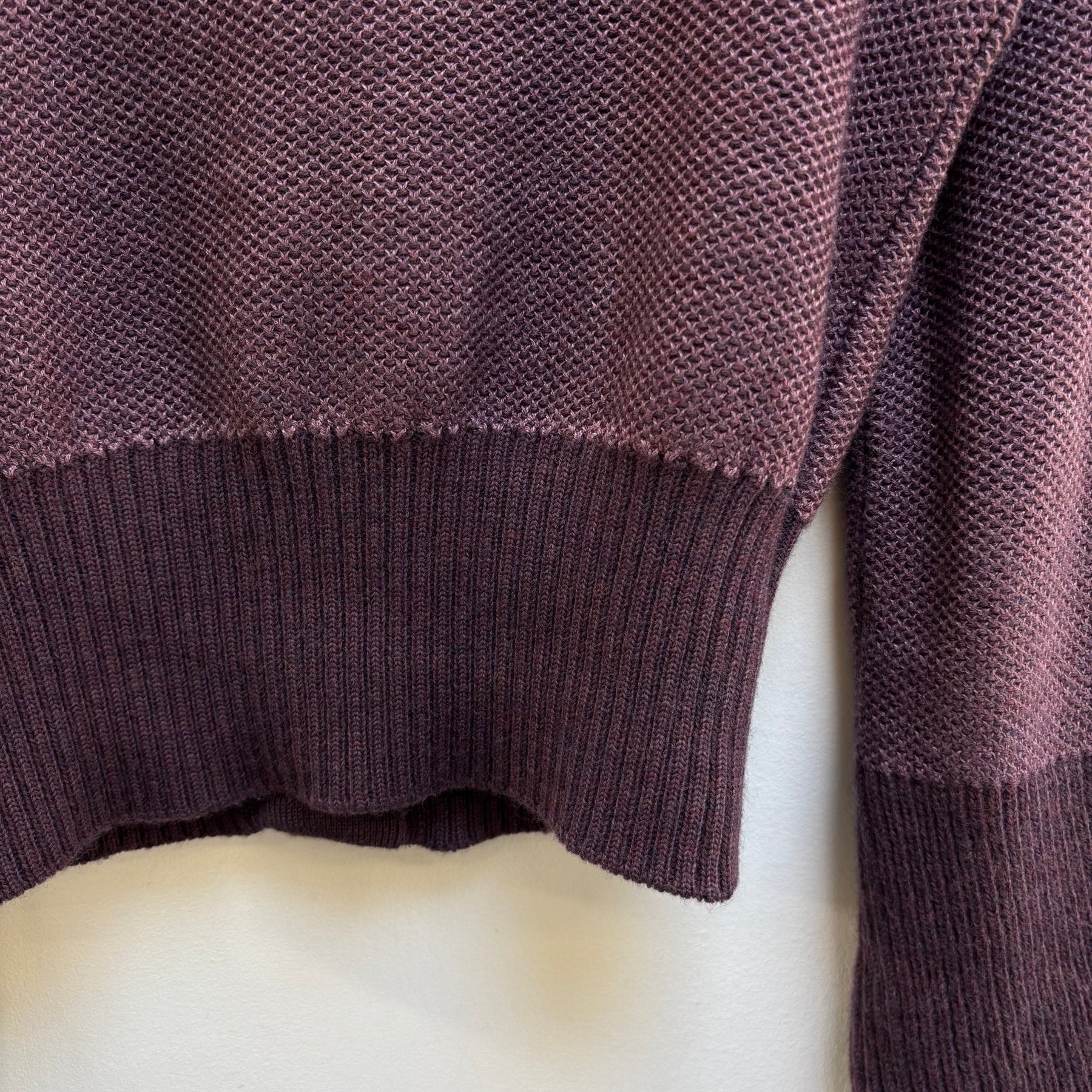 00s Atsuro Tayama Wool Knit Cropped Cardigan - Image 7