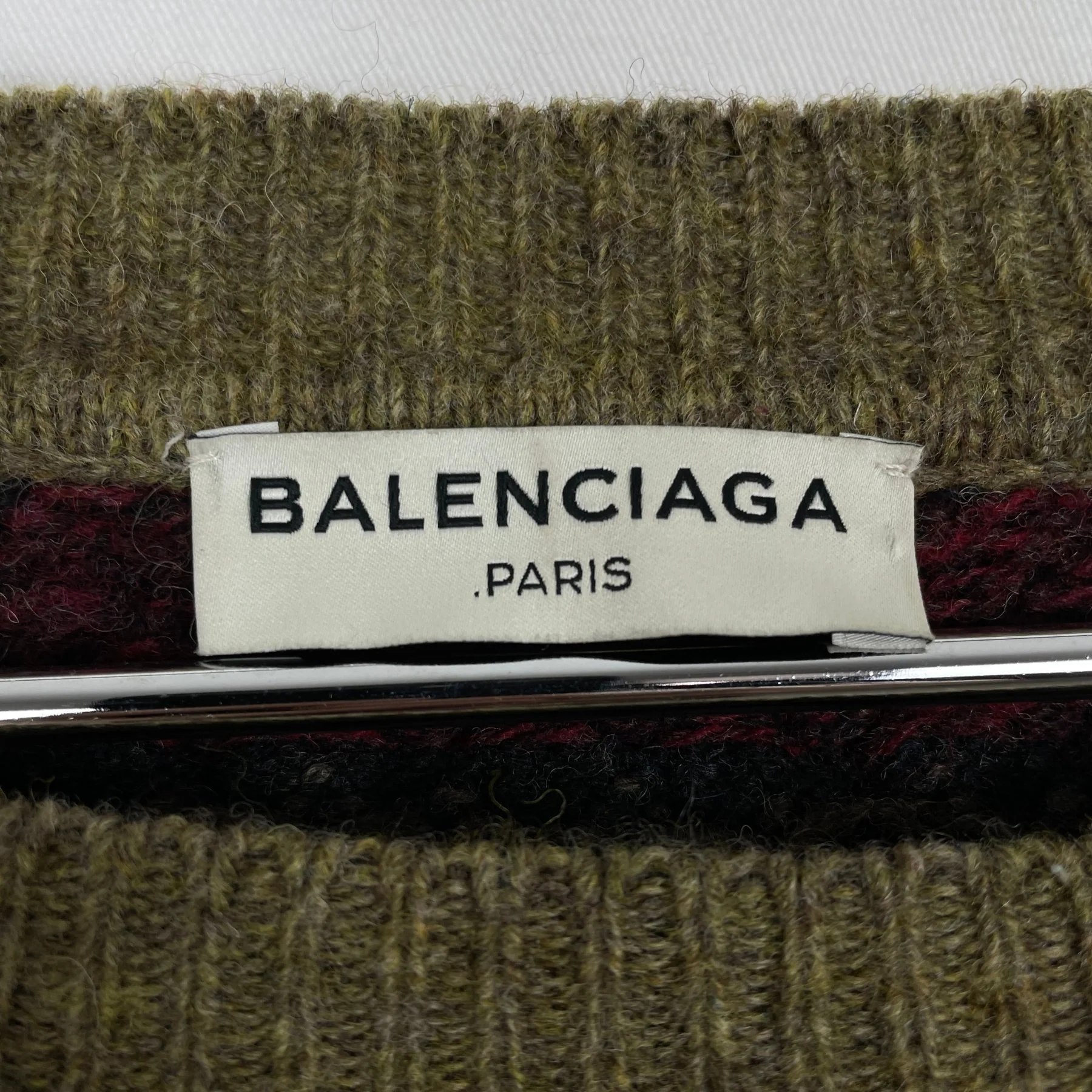 00s Balenciaga Distressed Knit Jumper - Image 6