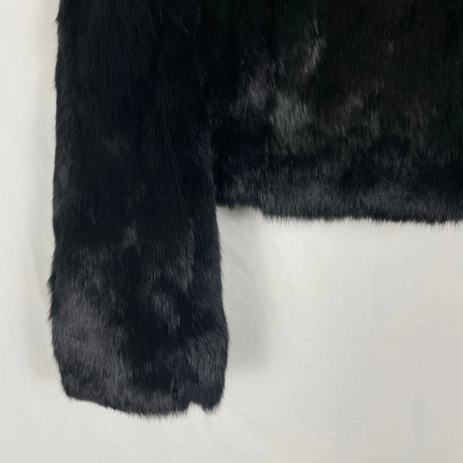 00s Barbie Rabbit Fur Cropped Jacket - Image 6