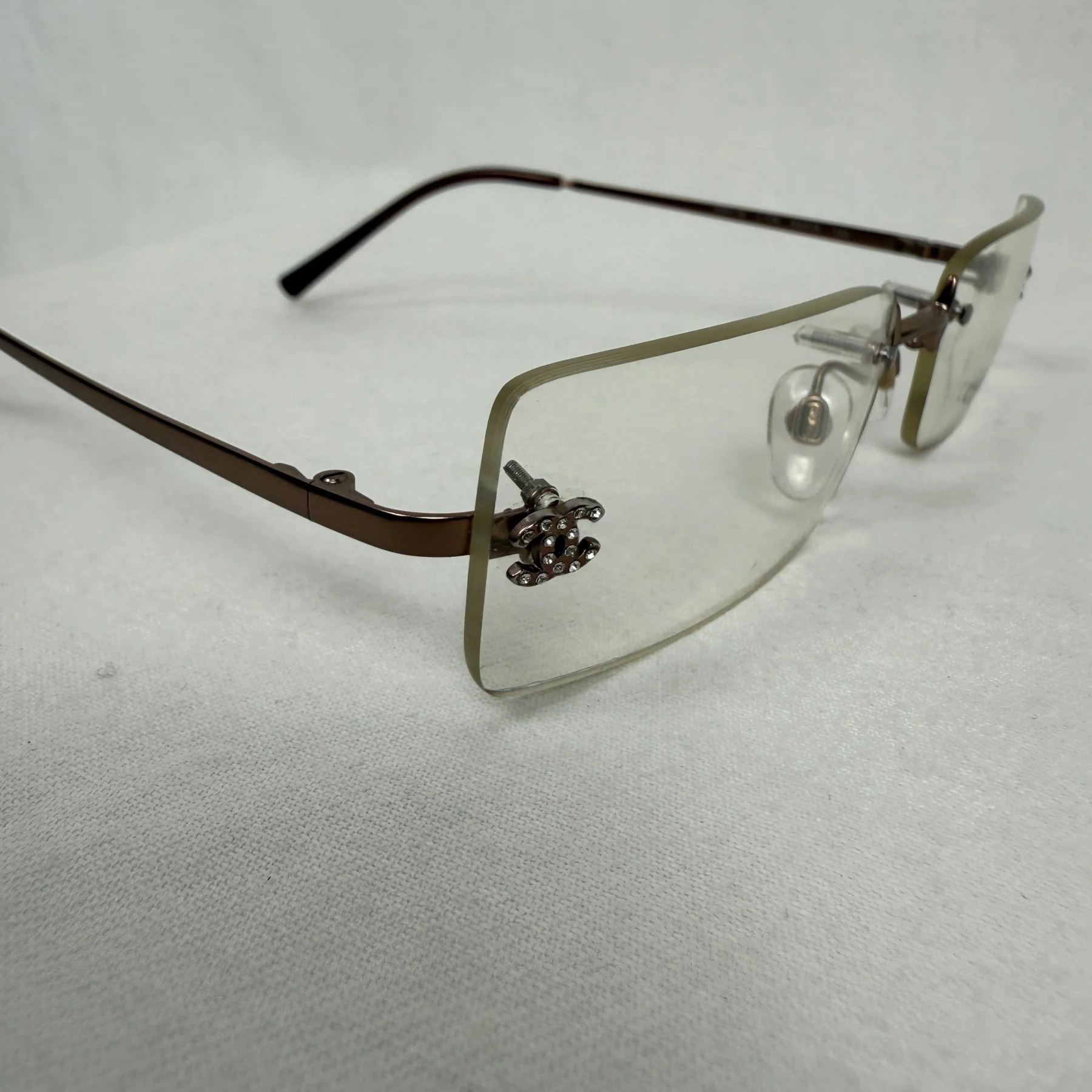 00s Chanel Frameless Optical Glasses - Image 6