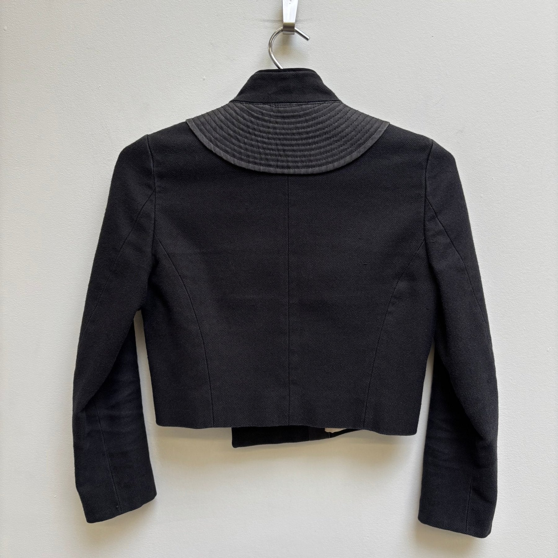 00s CHLOÉ BY PHOEBE PHILO DOUBLE BREASTED CROPPED JACKET - Image 2