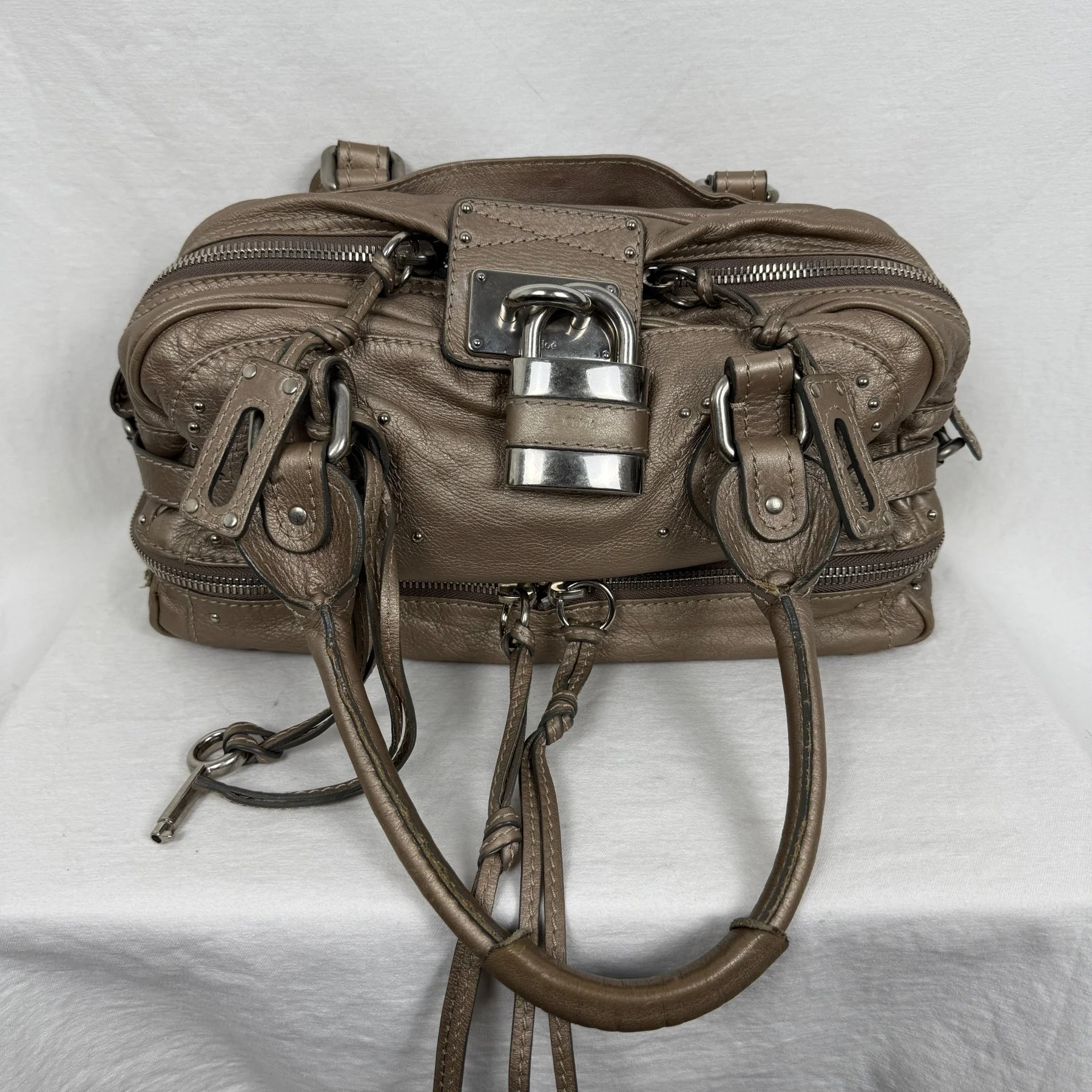 00s Chloé Paddington Padlock Handbag by Phoebe Philo - Image 3
