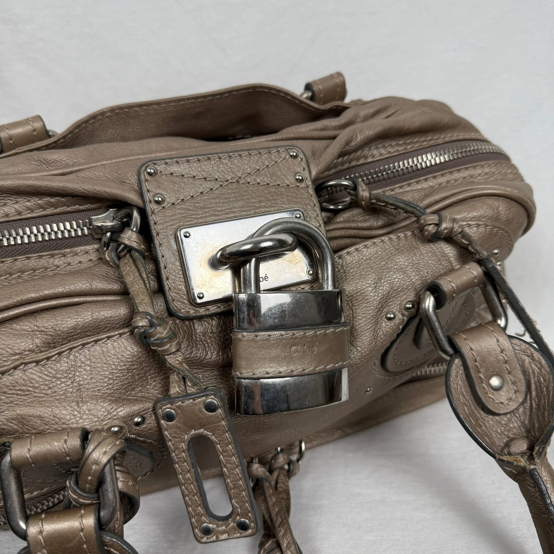 00s Chloé Paddington Padlock Handbag by Phoebe Philo - Image 7
