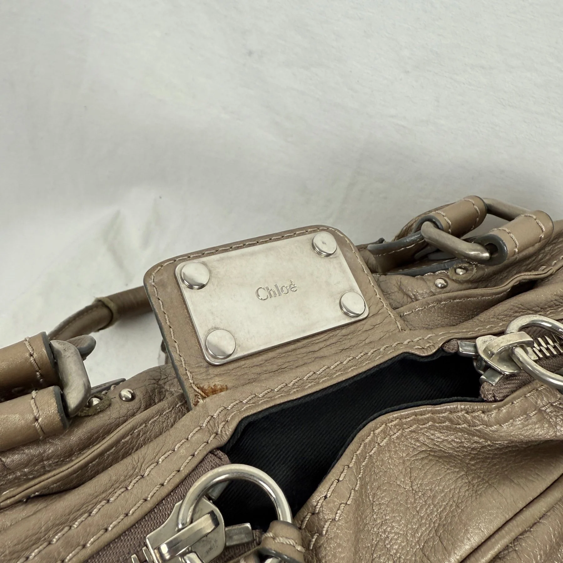 00s Chloé Paddington Padlock Handbag by Phoebe Philo - Image 8