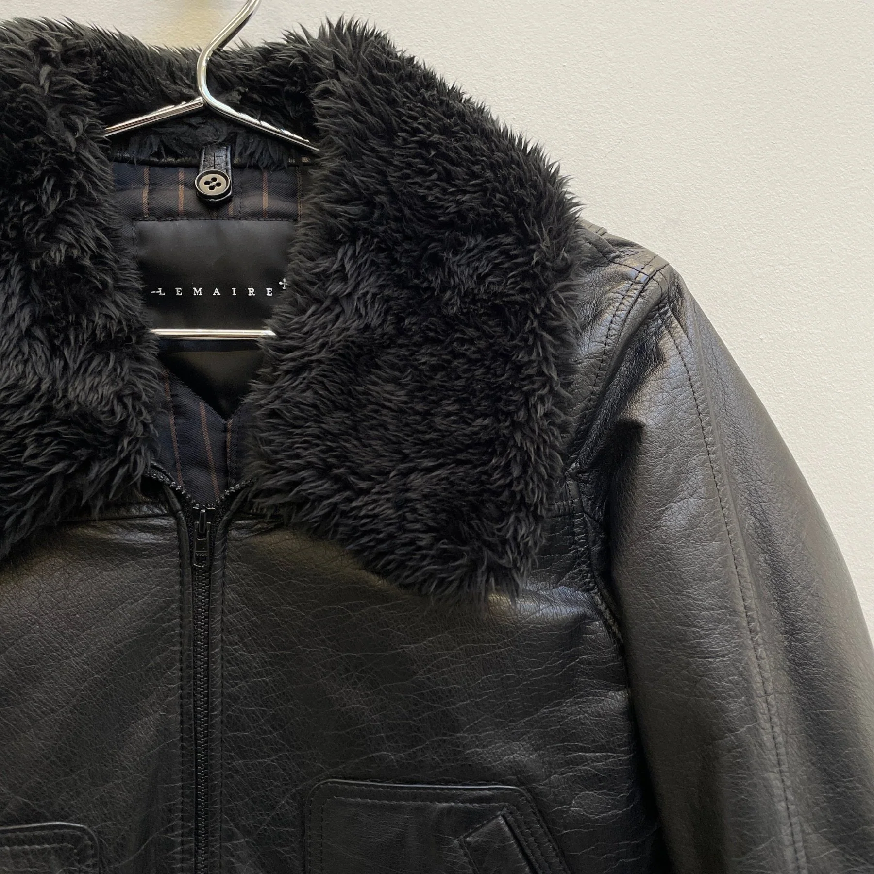00s Christophe Lemaire Leather Jacket - Image 4