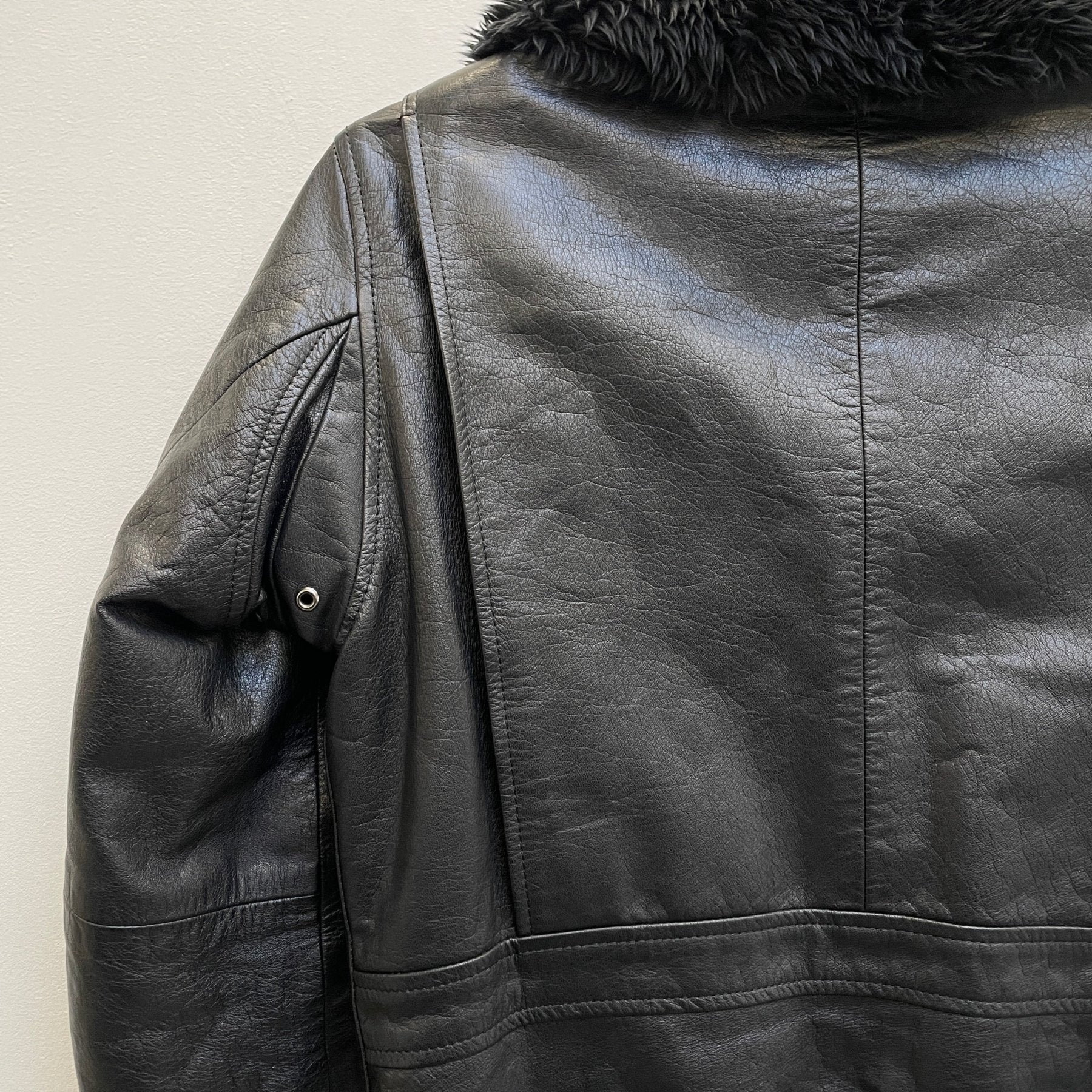 00s Christophe Lemaire Leather Jacket - Image 8