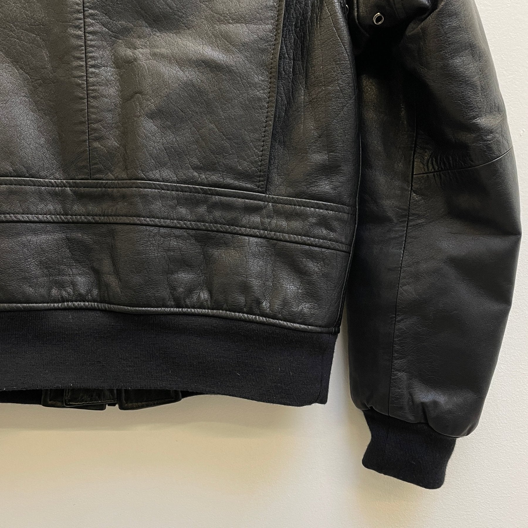 00s Christophe Lemaire Leather Jacket - Image 9