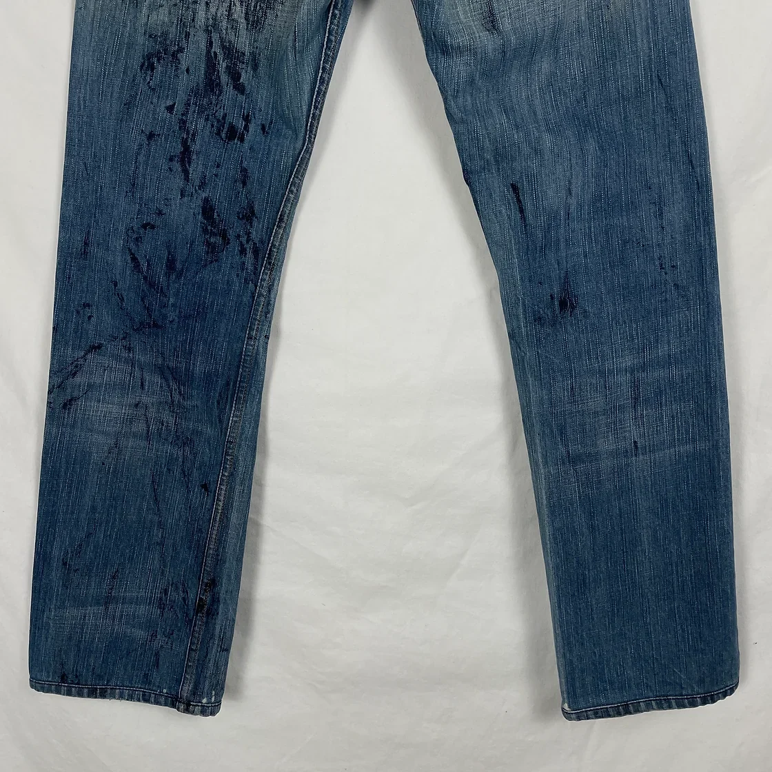 00s Diesel Lightwash Oil Platter Jeans - Image 3