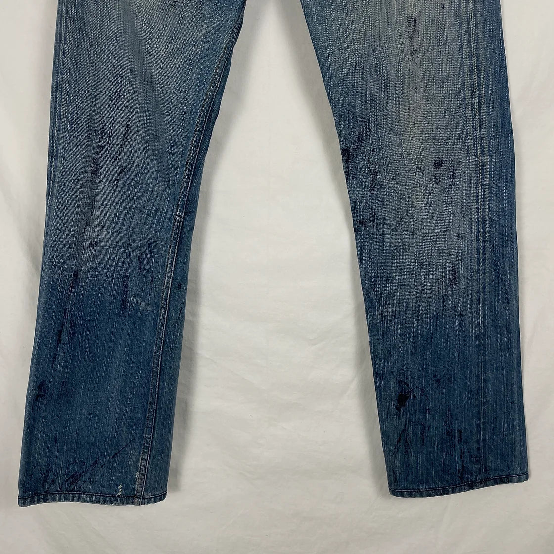 00s Diesel Lightwash Oil Platter Jeans - Image 4