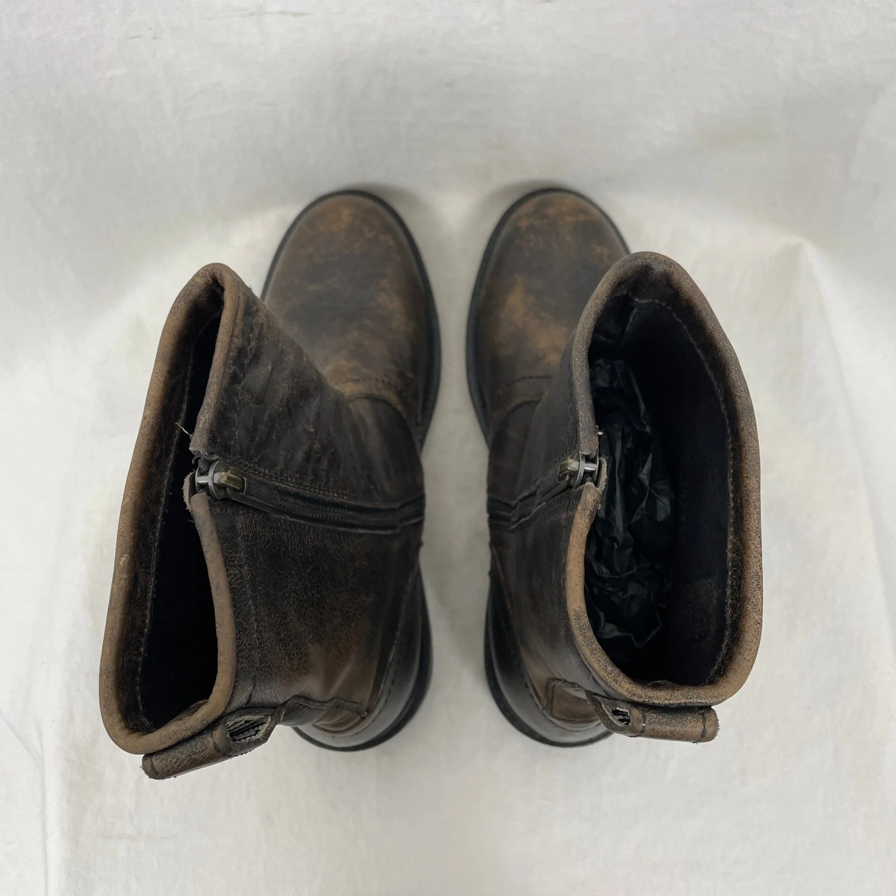 00s Dirk Bikkembergs Distressed Zip Boots - Image 5