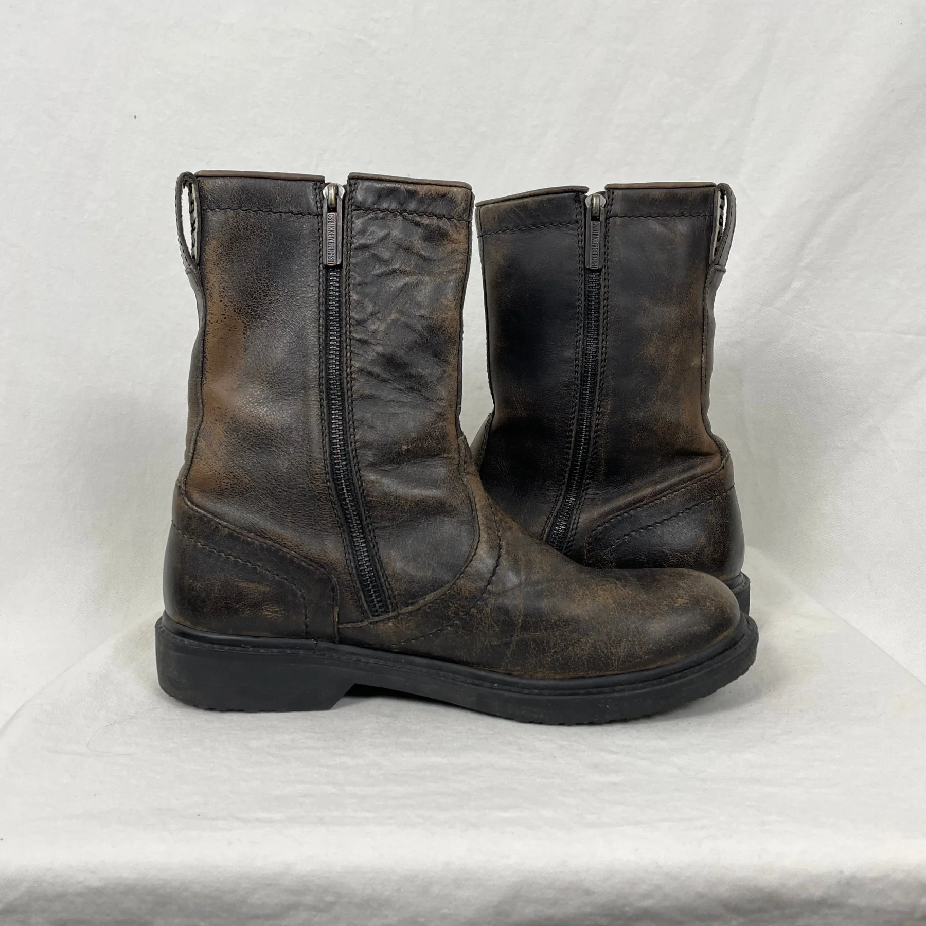 00s Dirk Bikkembergs Distressed Zip Boots - Image 6