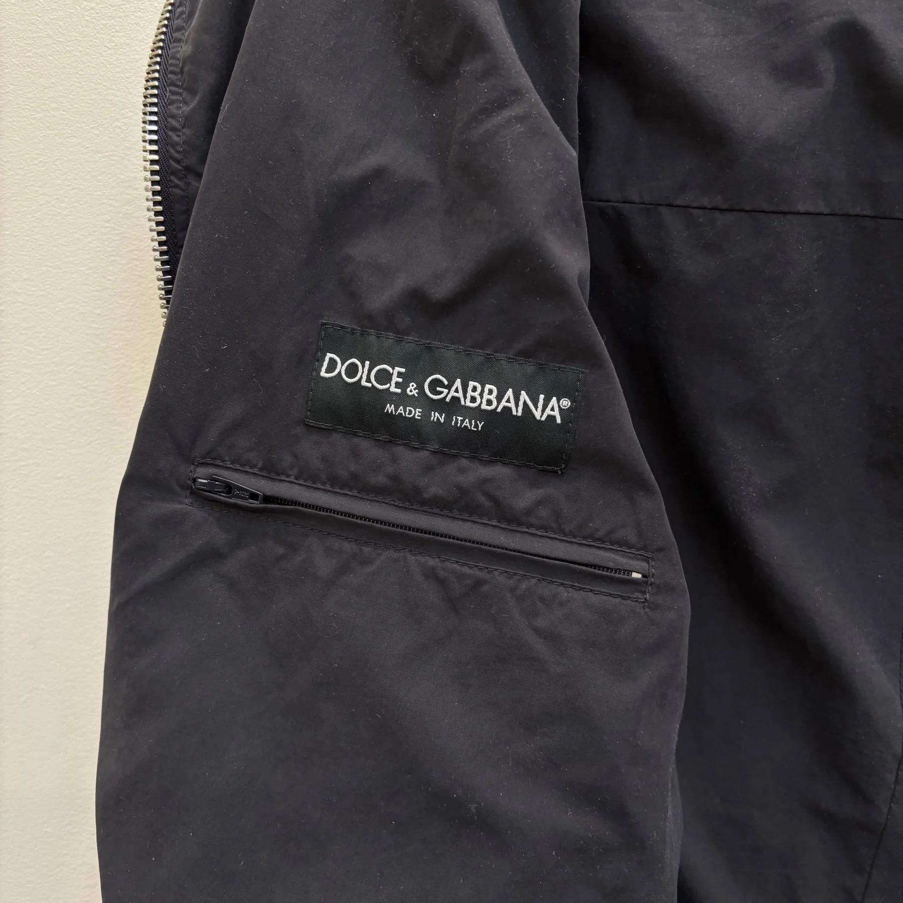 00s Dolce & Gabbana Biker Bomber Jacket - Image 11