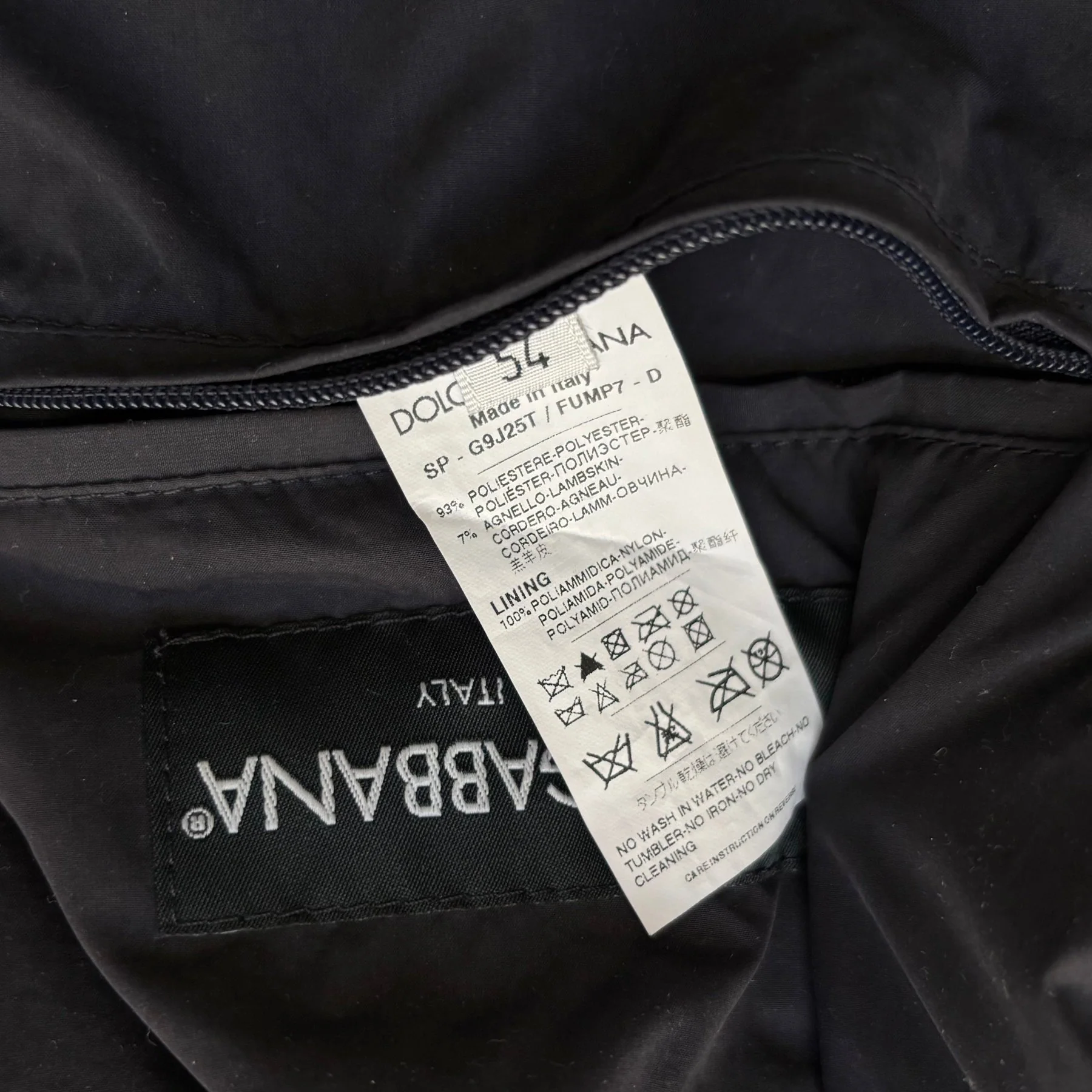00s Dolce & Gabbana Biker Bomber Jacket - Image 12
