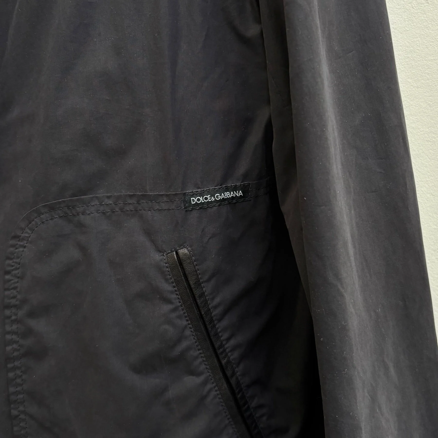 00s Dolce & Gabbana Biker Bomber Jacket - Image 4