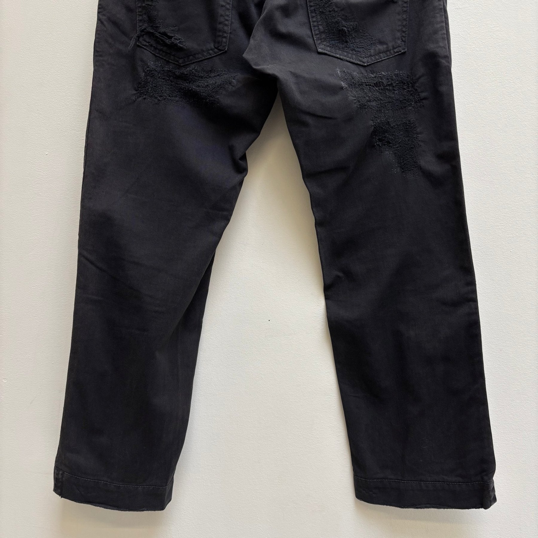 00s Dolce & Gabbana Cropped Distressed Jeans - Image 9