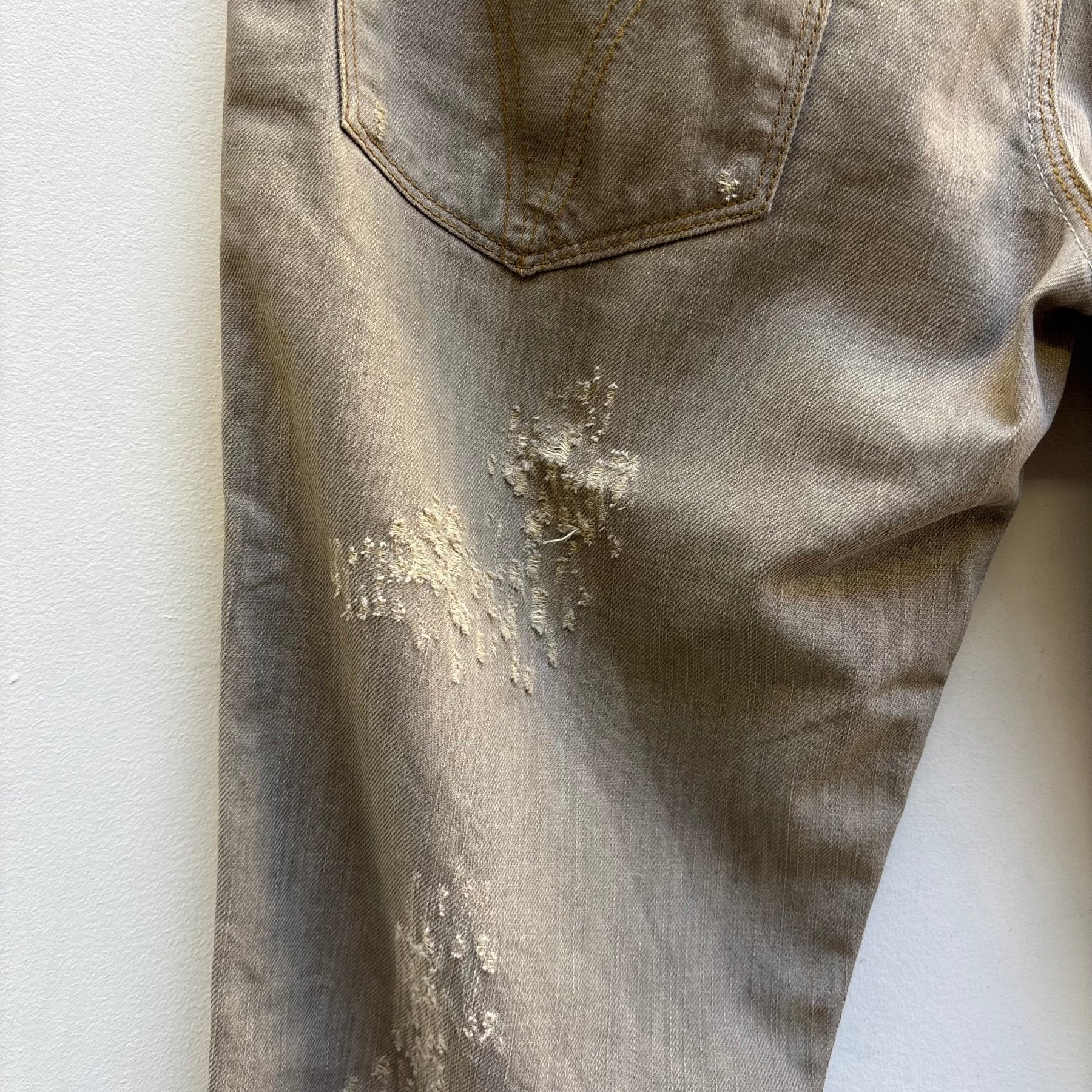 00s Dolce & Gabbana Distressed Jeans - Image 11