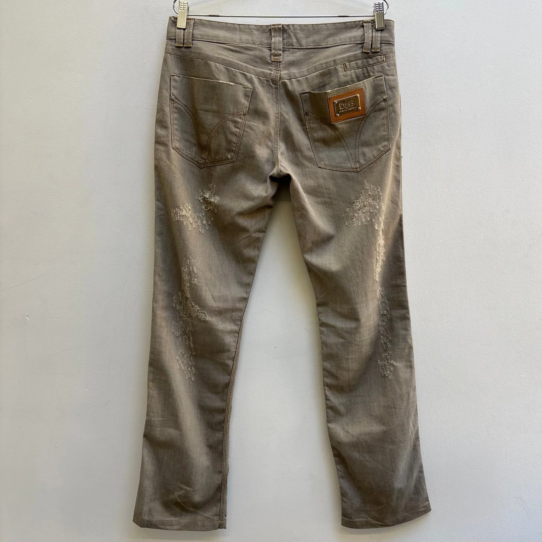 00s Dolce & Gabbana Distressed Jeans - Image 2