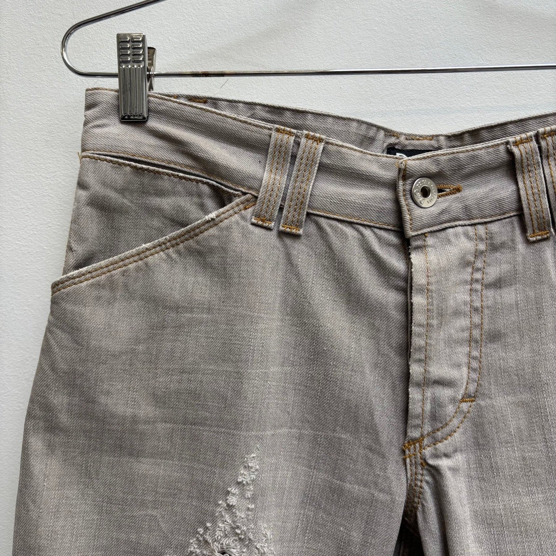 00s Dolce & Gabbana Distressed Ripped Jeans - Image 8