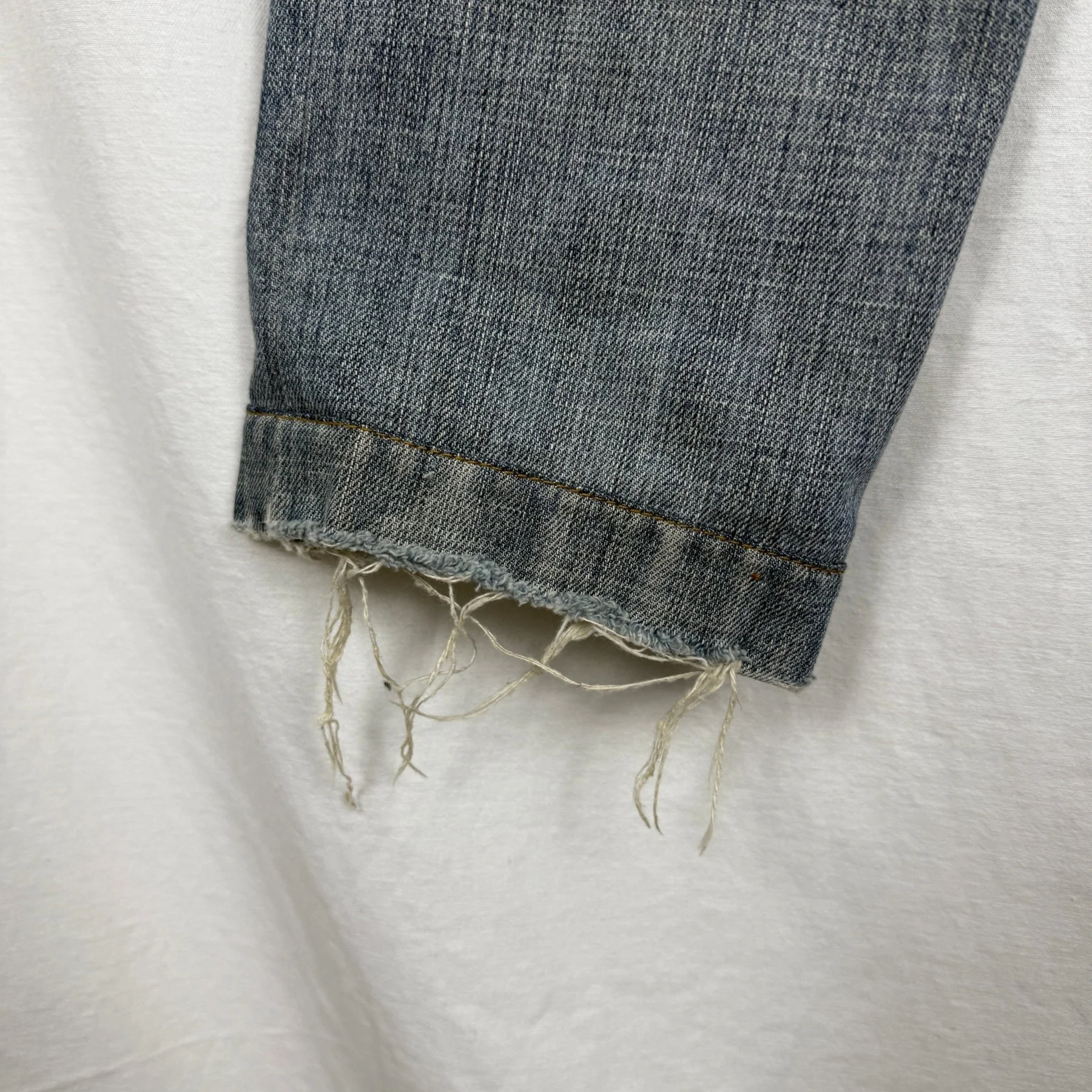 00s Dolce&Gabbana Distressed Tapered Jeans - Image 7