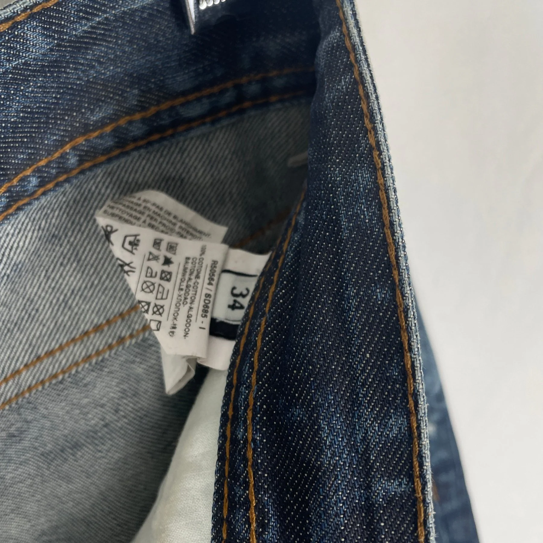 00s Dolce&Gabbana Laser Print Low Rise Jeans - Image 9