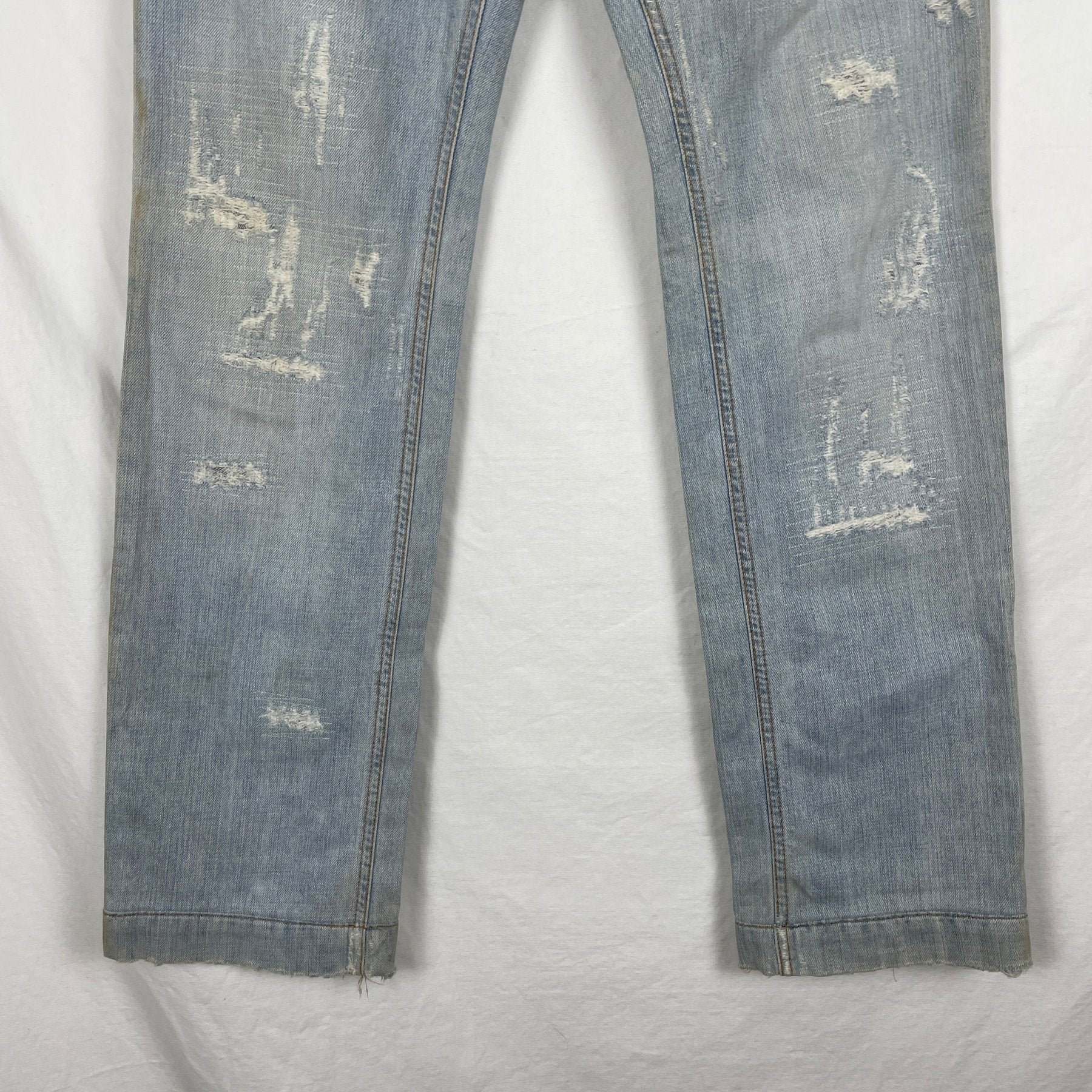 00s Dolce & Gabbana Light Wash Jeans - Image 6
