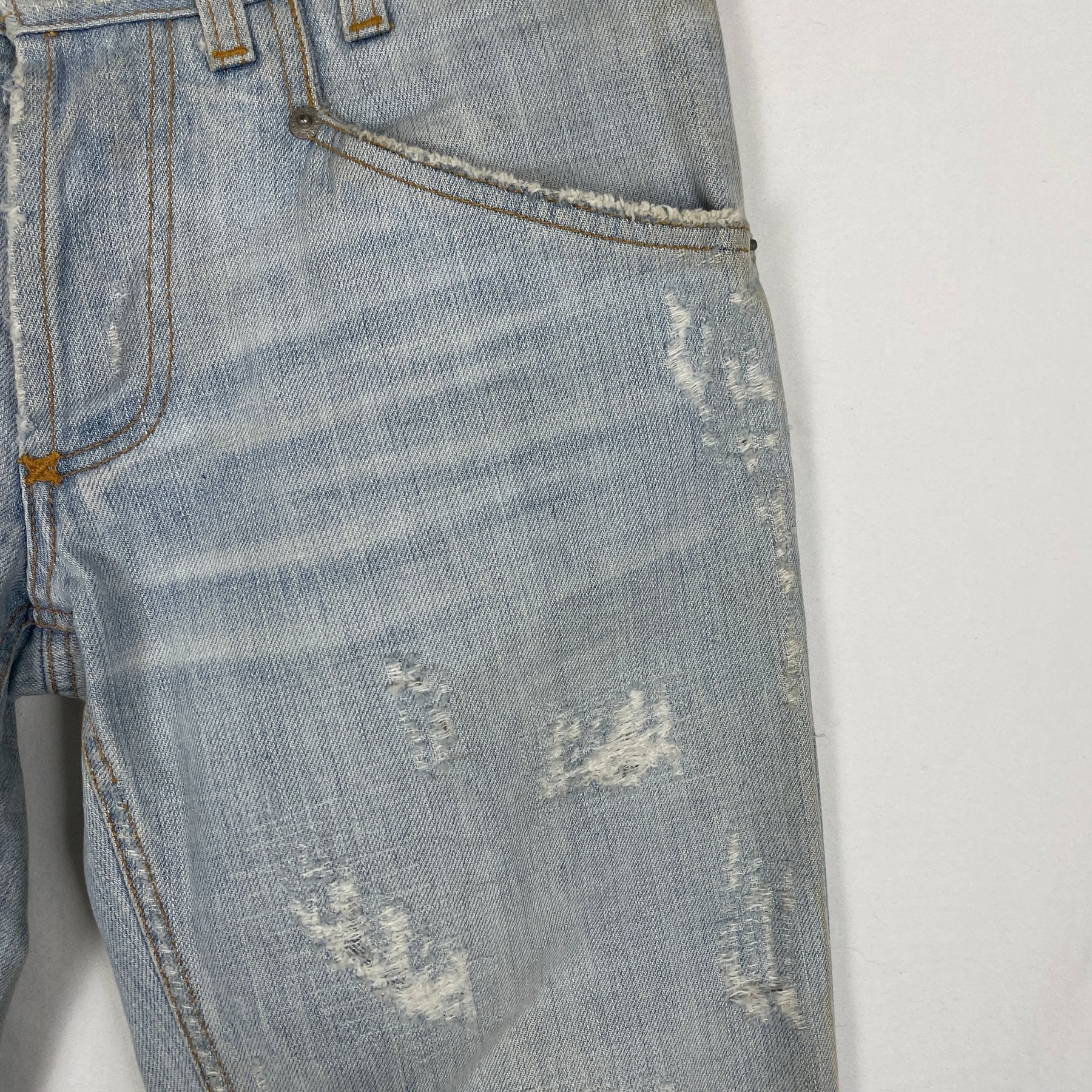 00s Dolce & Gabbana Light Wash Jeans - Image 7
