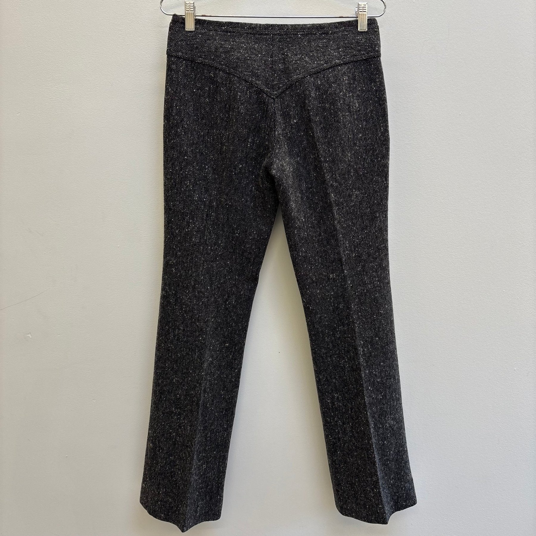 00s Dolce & Gabbana Low Rise Tweed Pants - Image 2