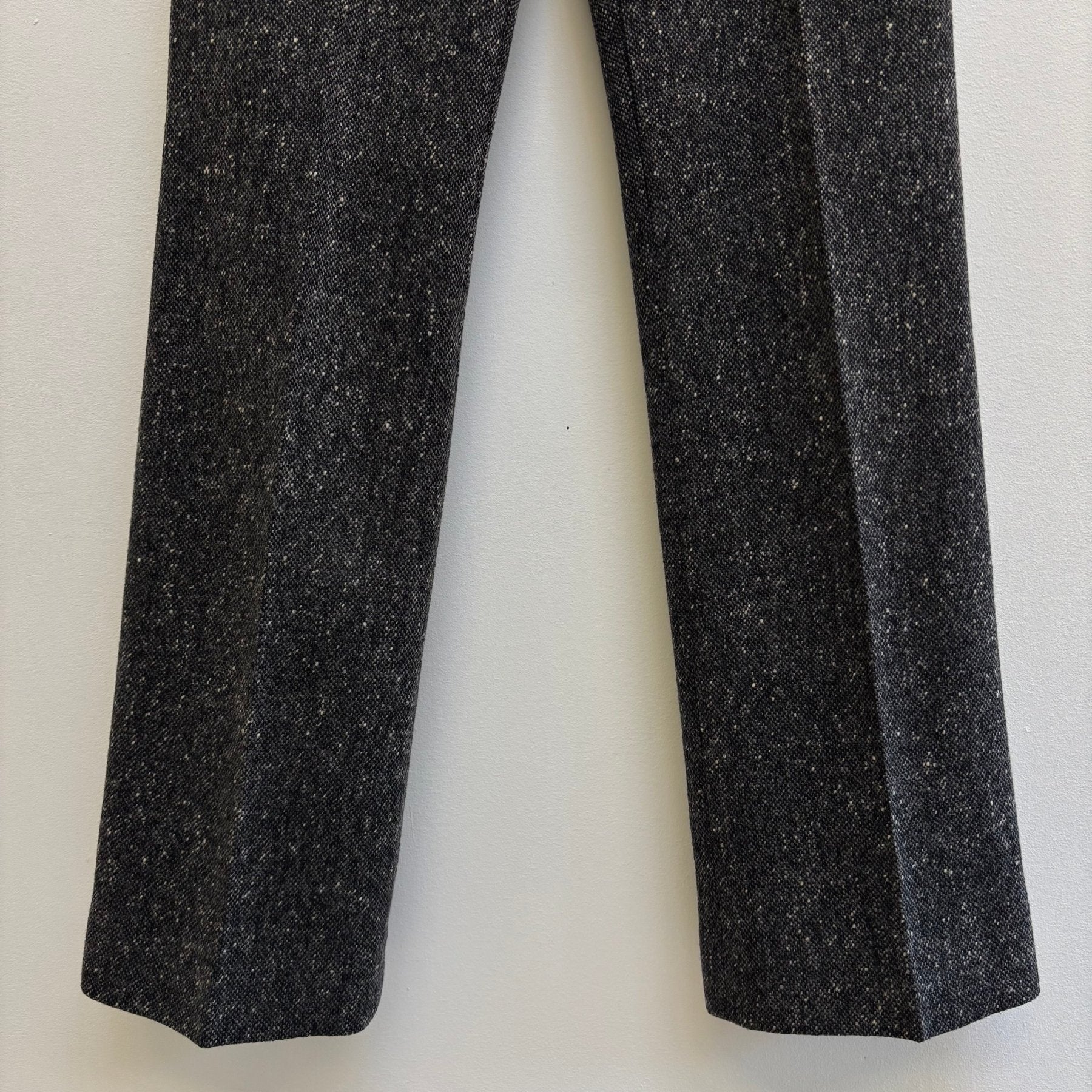 00s Dolce & Gabbana Low Rise Tweed Pants - Image 4