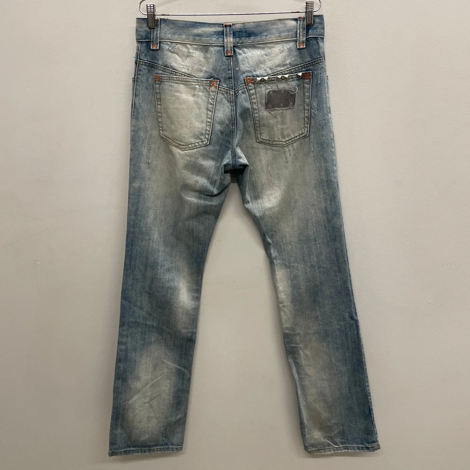 00s Dolce & Gabbana Maxi Zip Lightwash Denim - Image 2