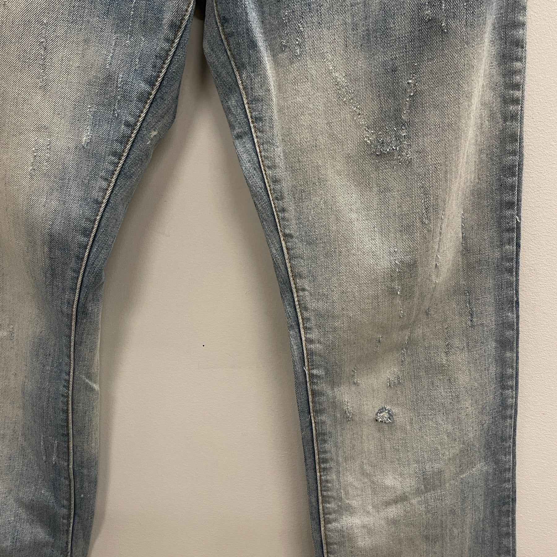 00s Dolce & Gabbana Maxi Zip Lightwash Denim - Image 6