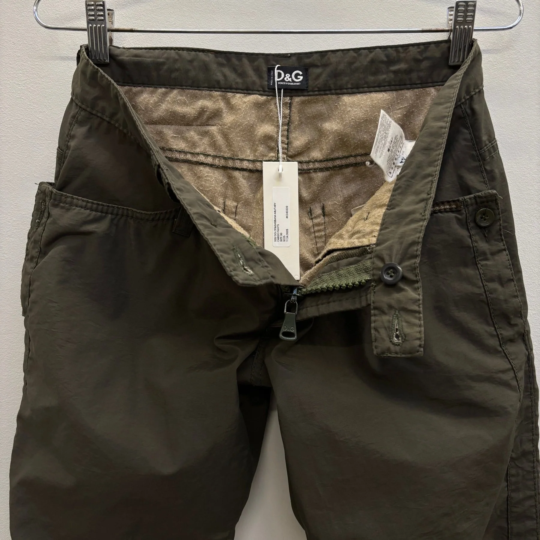 00s Dolce & Gabbana Military Cargo Pants - Image 13