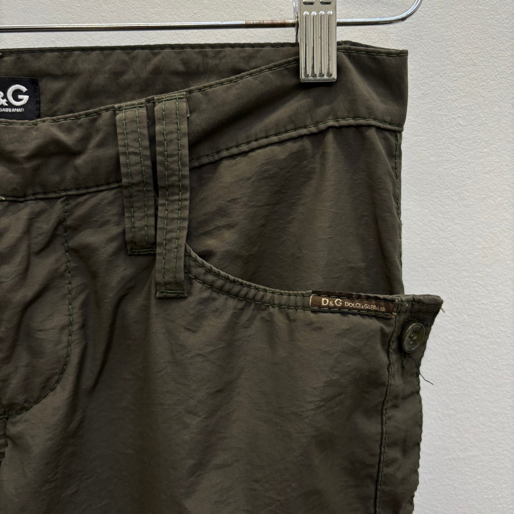 00s Dolce & Gabbana Military Cargo Pants - Image 5