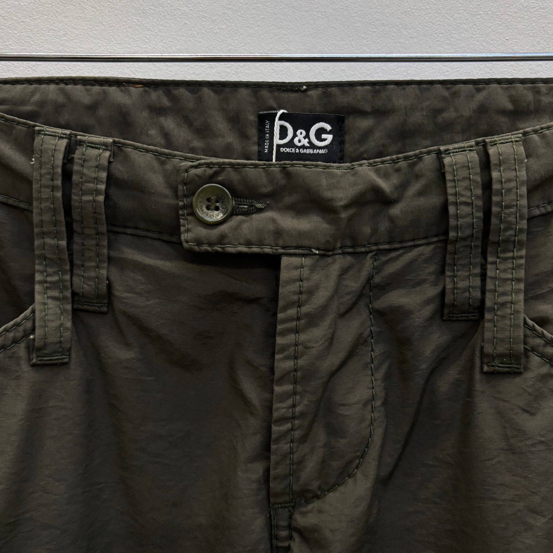 00s Dolce & Gabbana Military Cargo Pants - Image 6