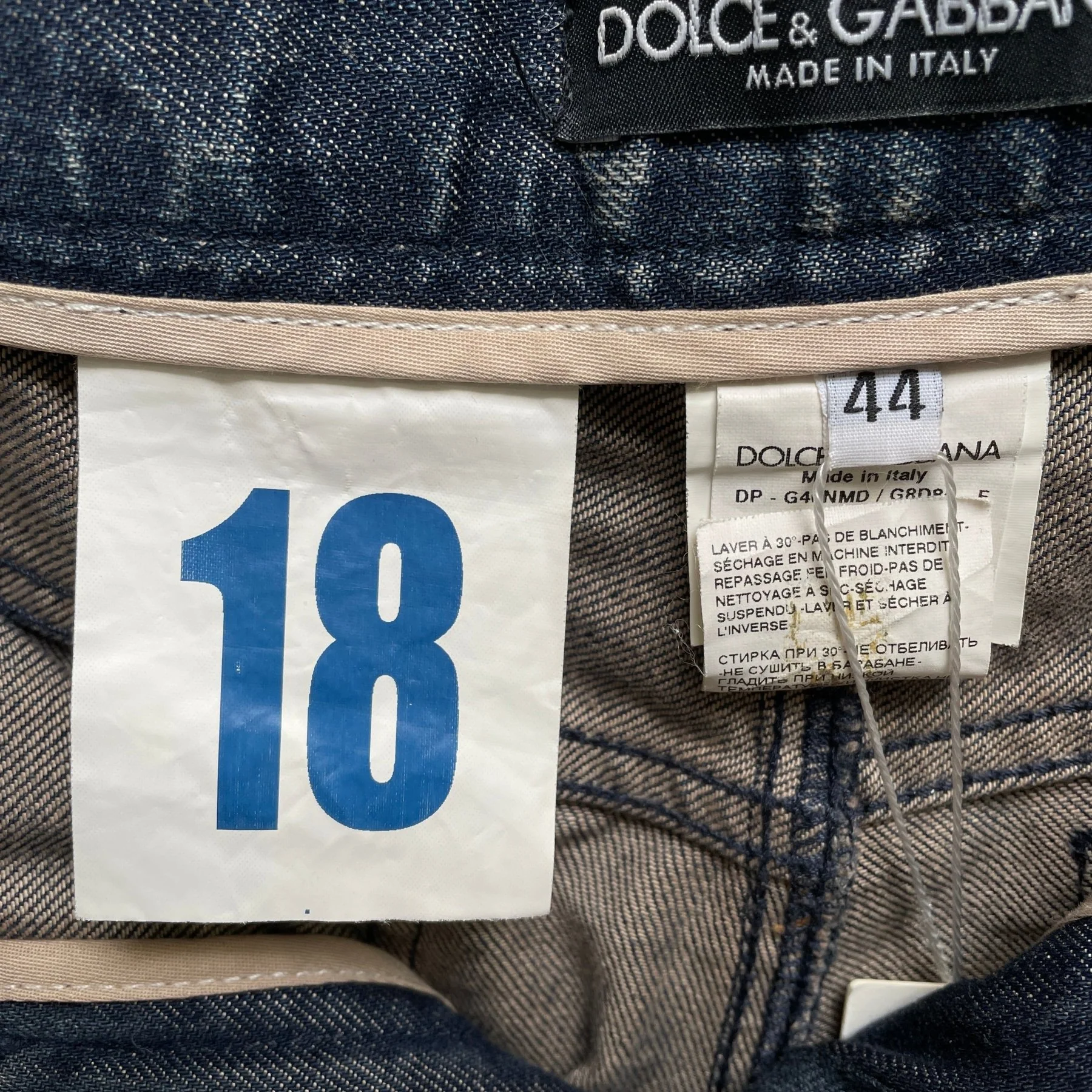 00s Dolce & Gabbana Midwash Reinforced Denim - Image 11