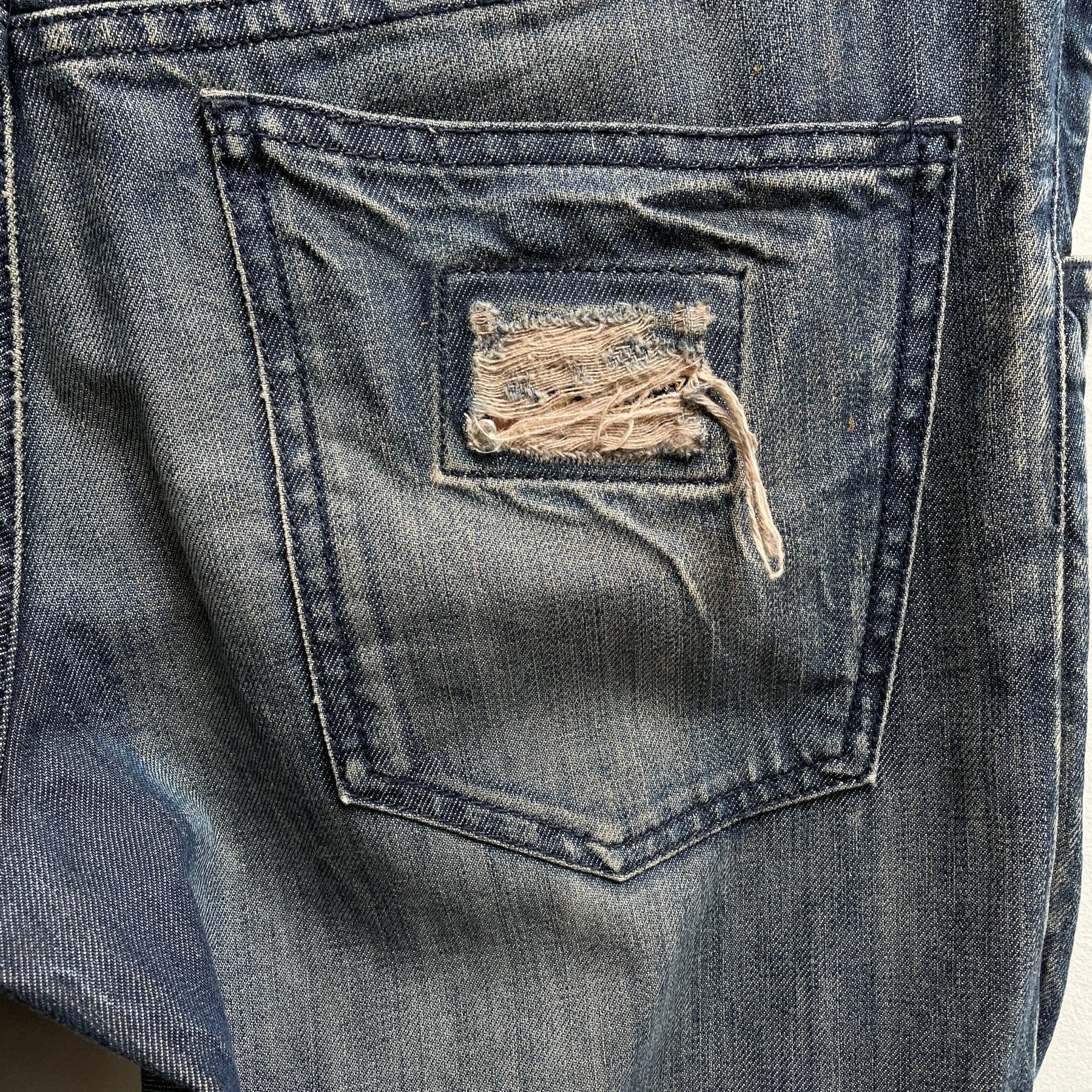 00s Dolce & Gabbana Midwash Reinforced Denim - Image 8