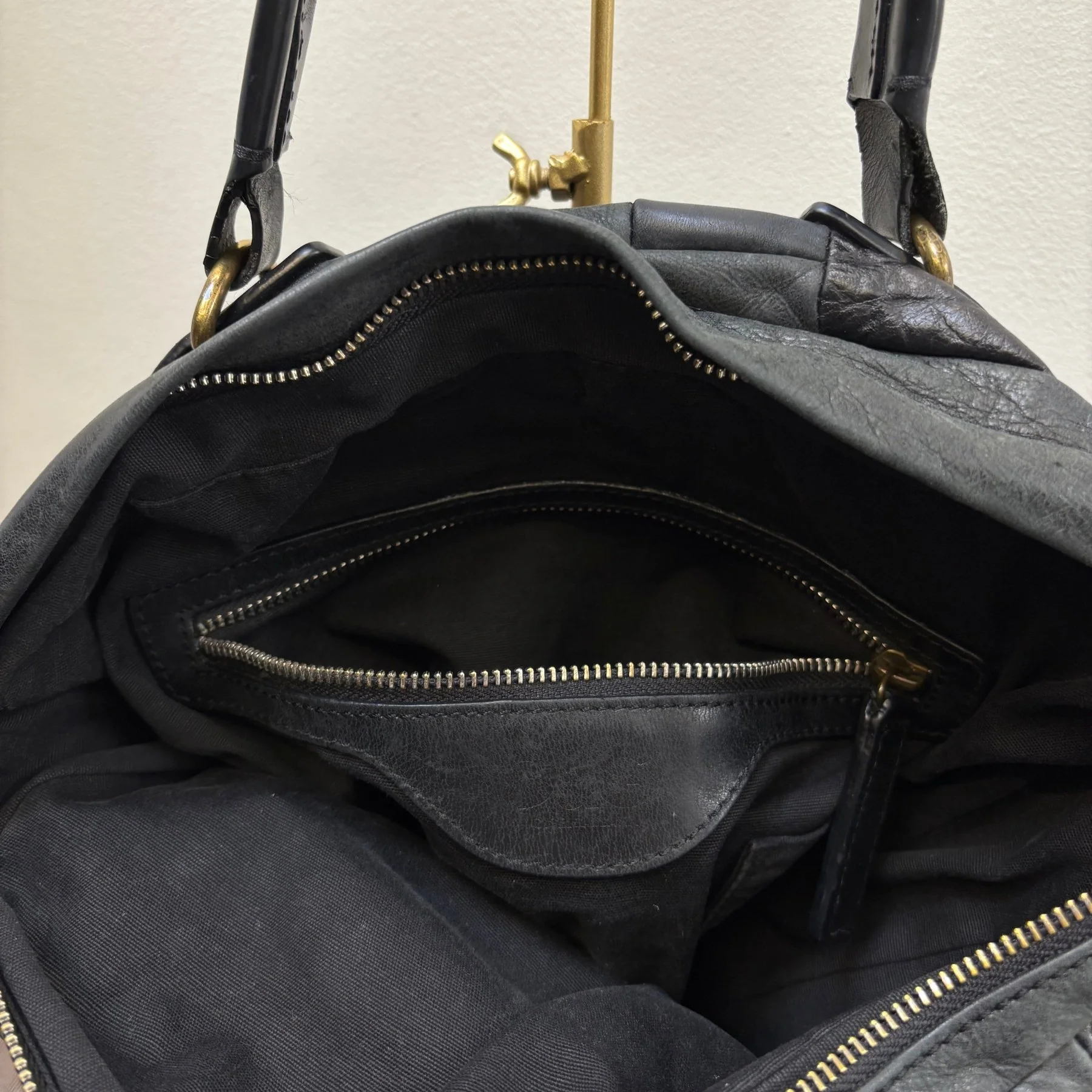 00s Dolce & Gabbana Patchwork Leather Shoulder Bag - Image 13