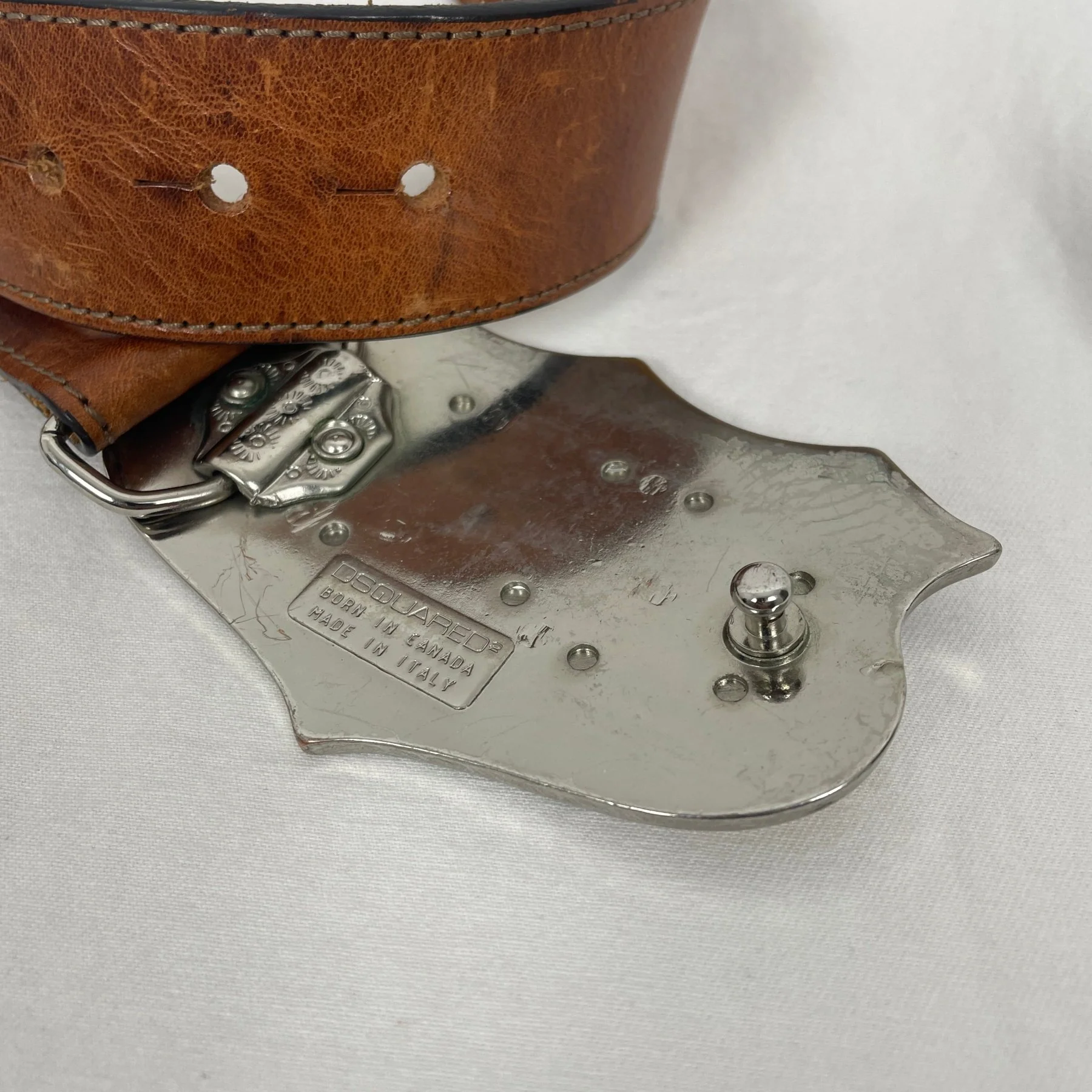 00s Dsquared2 Alaska Buckle Belt - Image 4