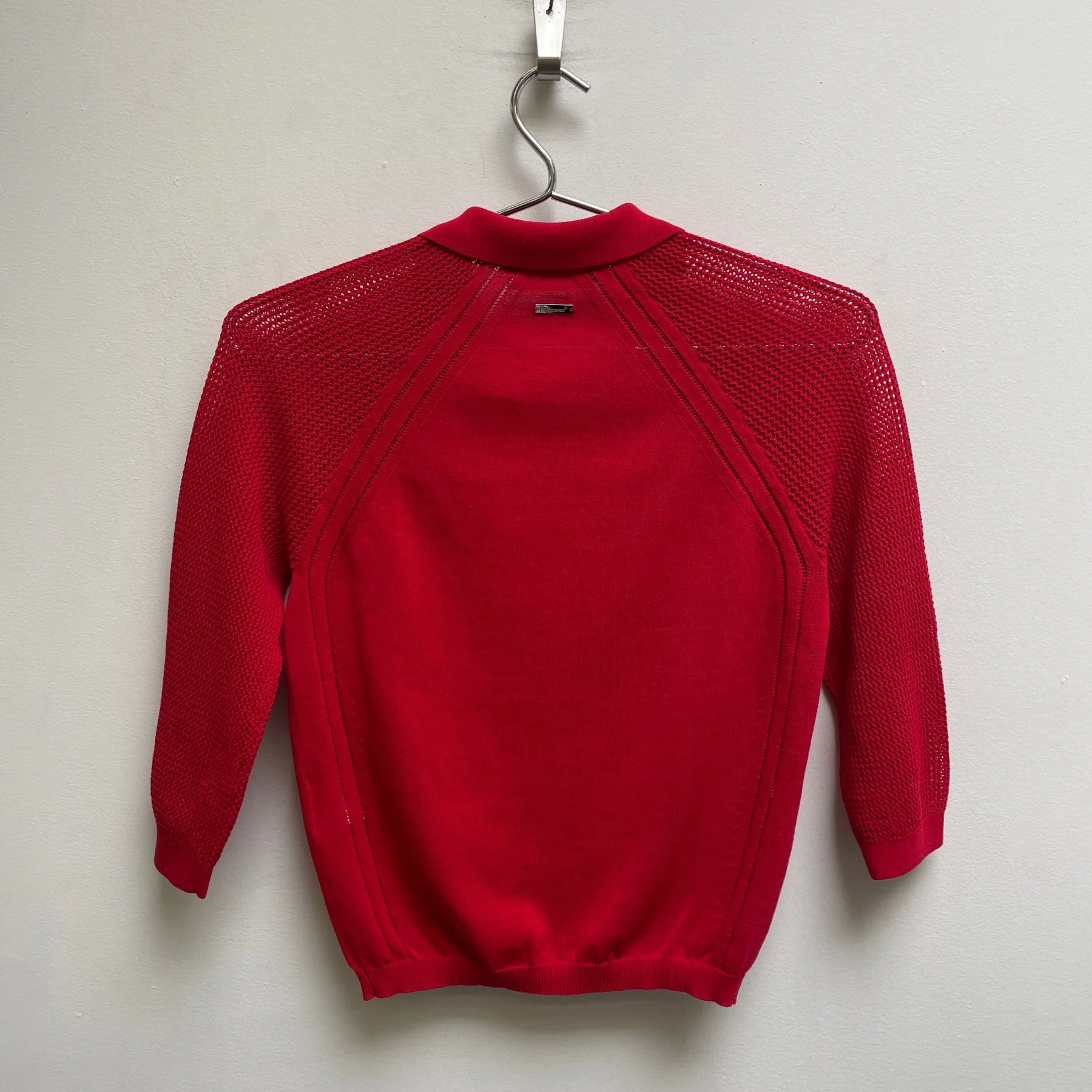 00s Dsquared2 Knit Mesh Sleeve Cardigan - Image 2