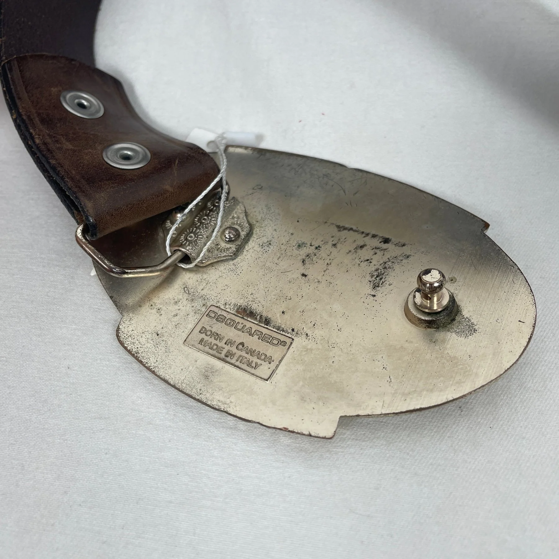 00s Dsquared2 Oversized Buckle Belt - Image 4