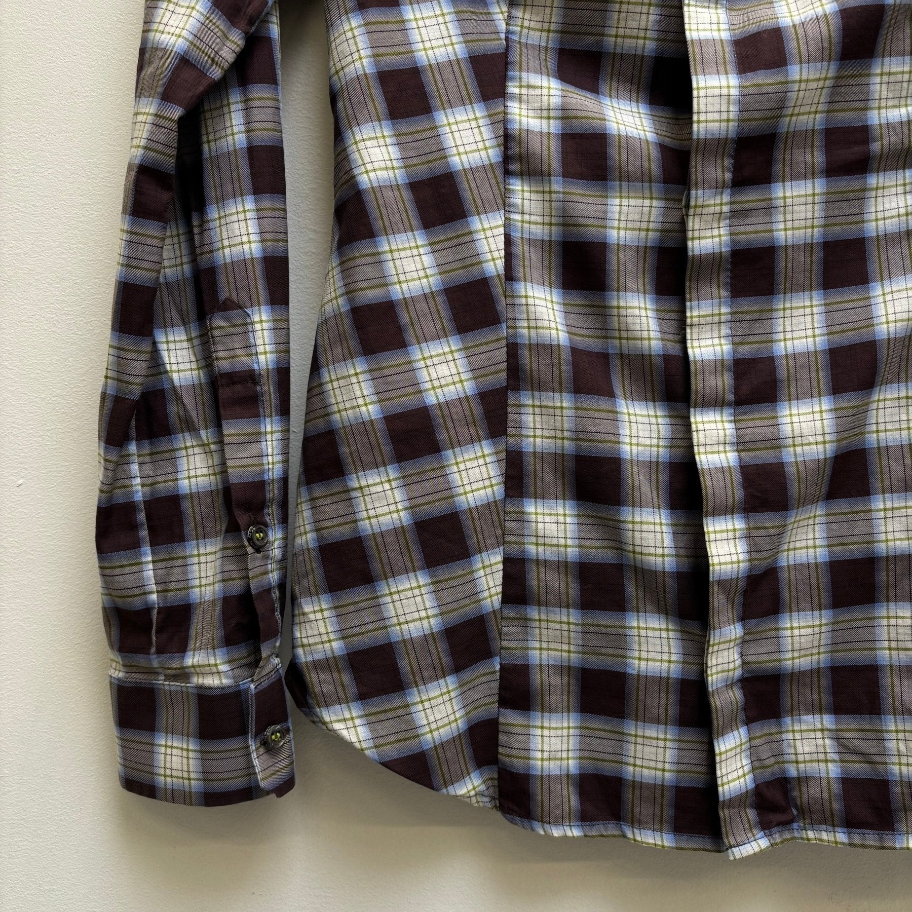 00s Dsquared2 Plaid Dress Shirt - Image 6