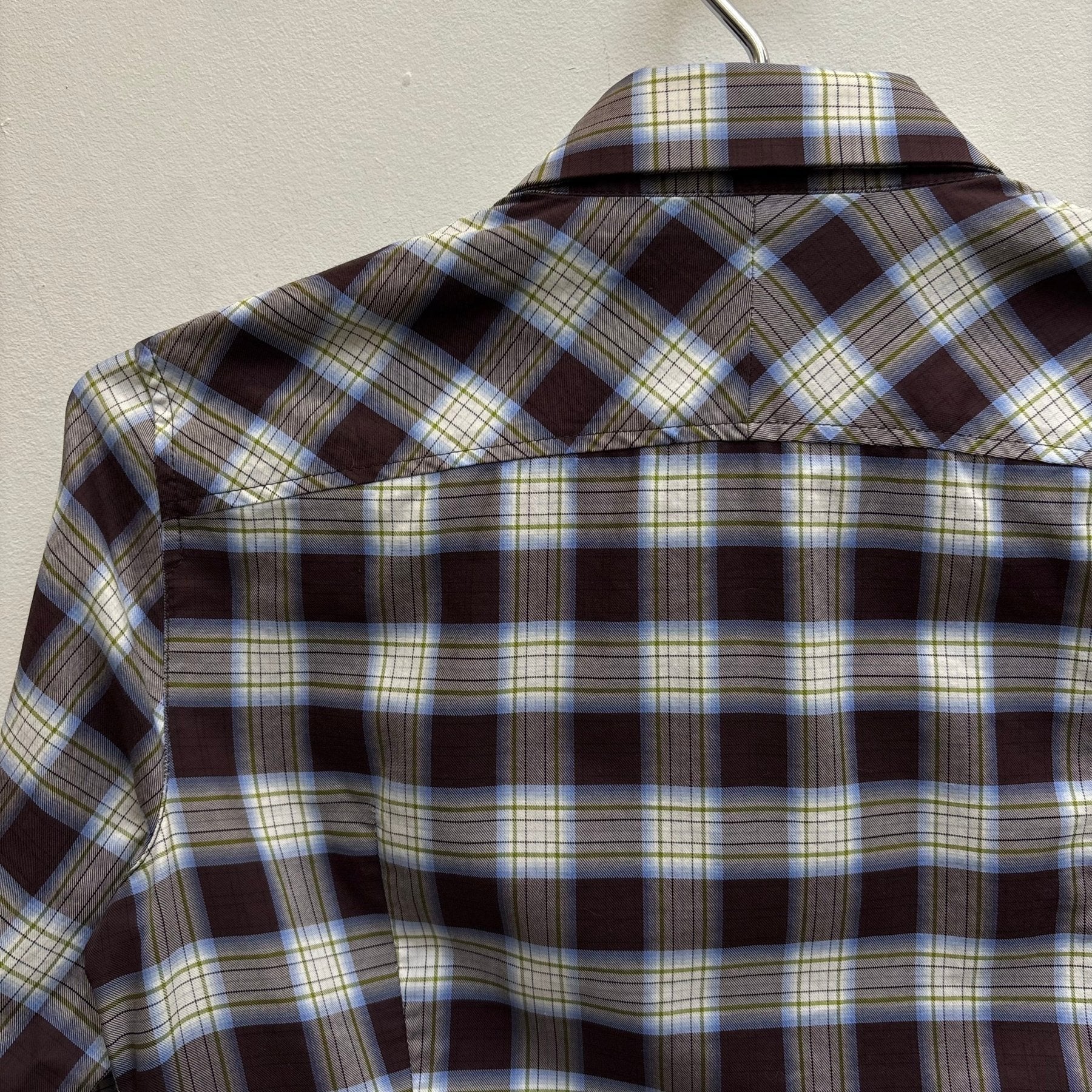 00s Dsquared2 Plaid Dress Shirt - Image 8