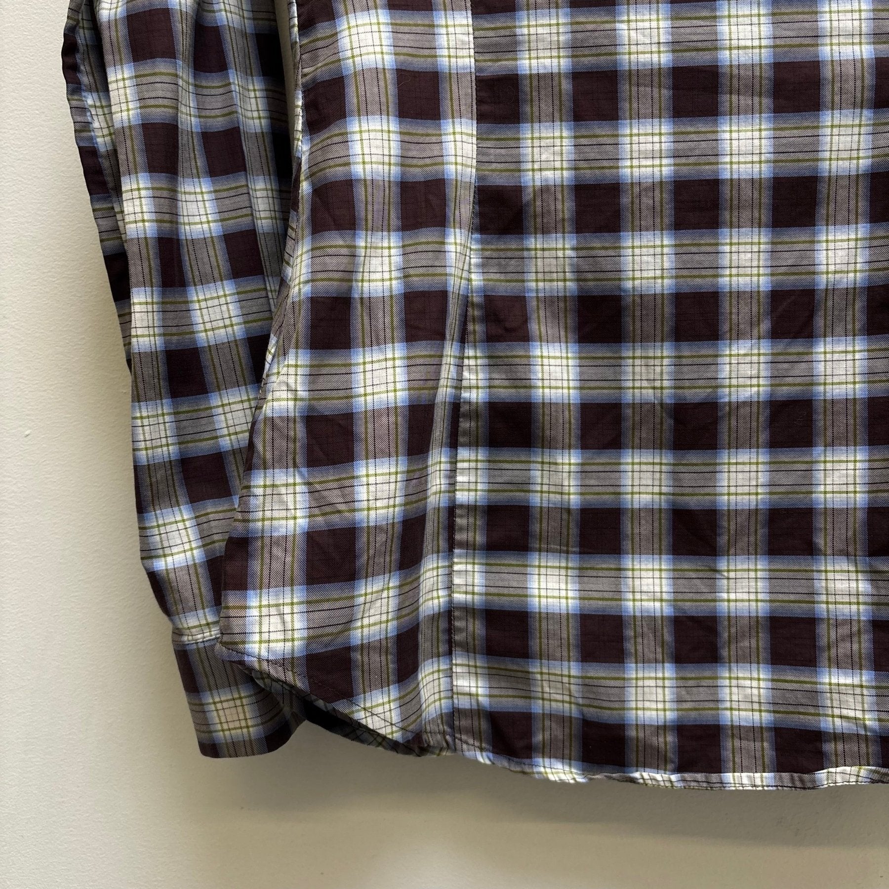 00s Dsquared2 Plaid Dress Shirt - Image 9