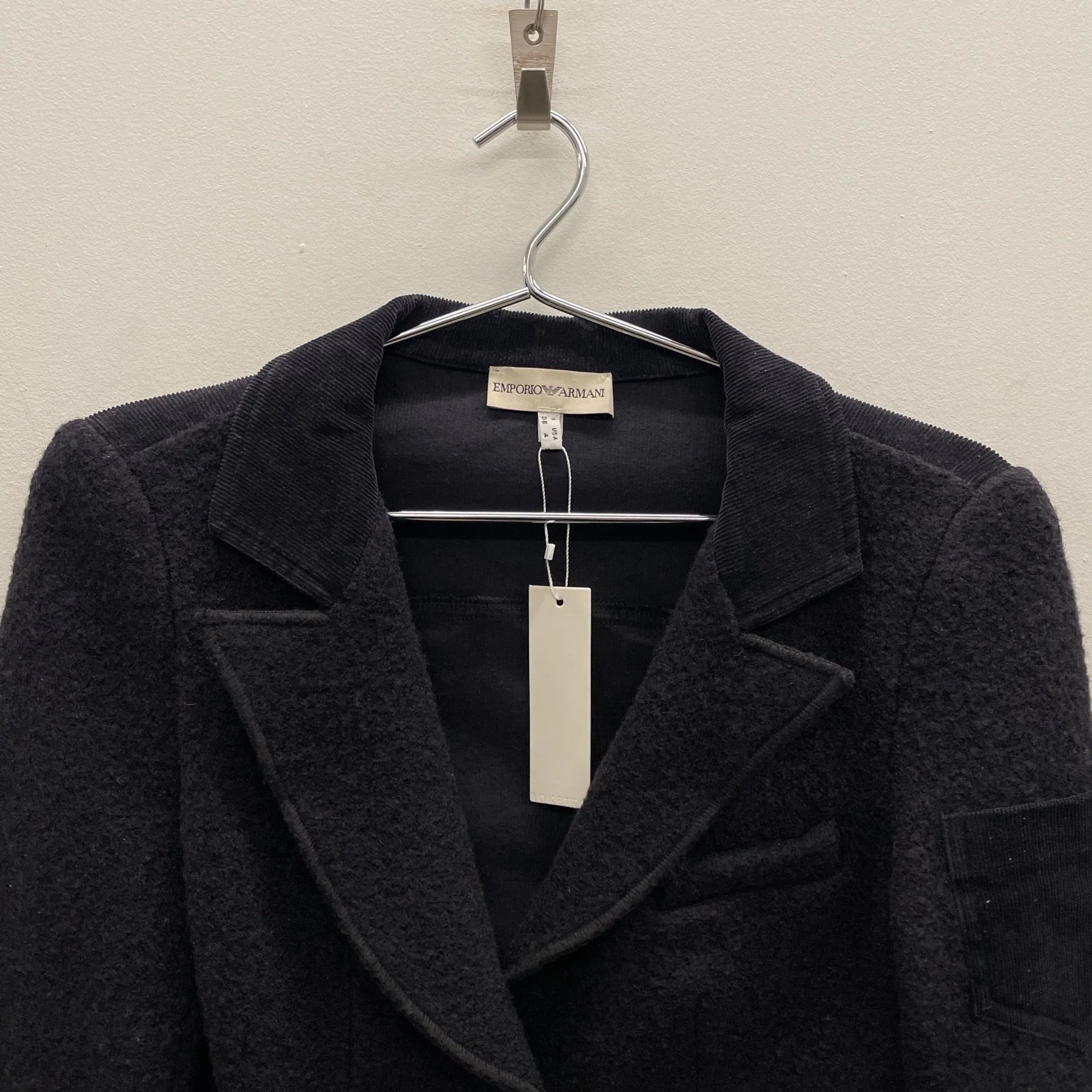 00s Emporio Armani Wool Blazer - Image 3